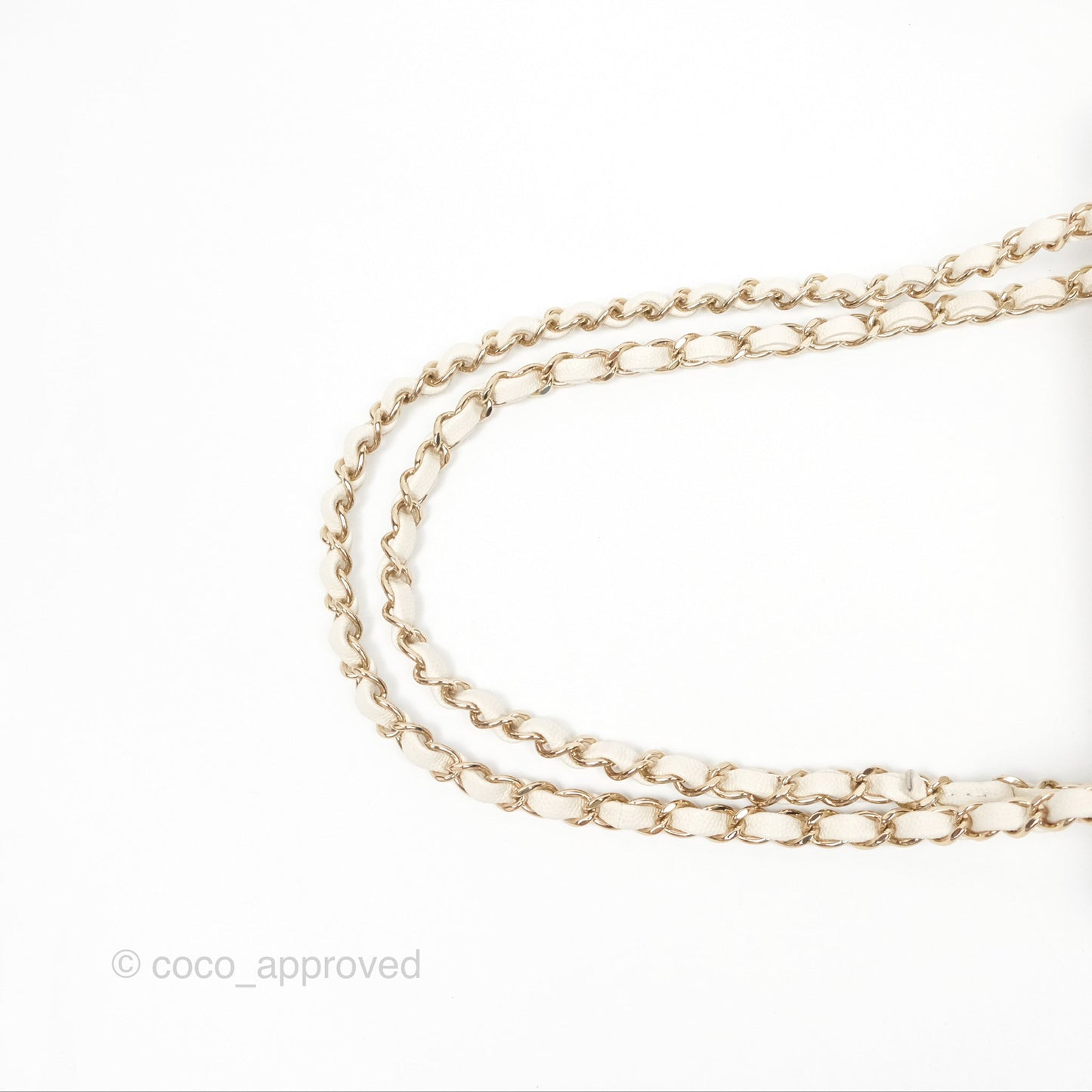 Chanel Small Classic Quilted Flap Light Ivory Caviar Gold Hardware