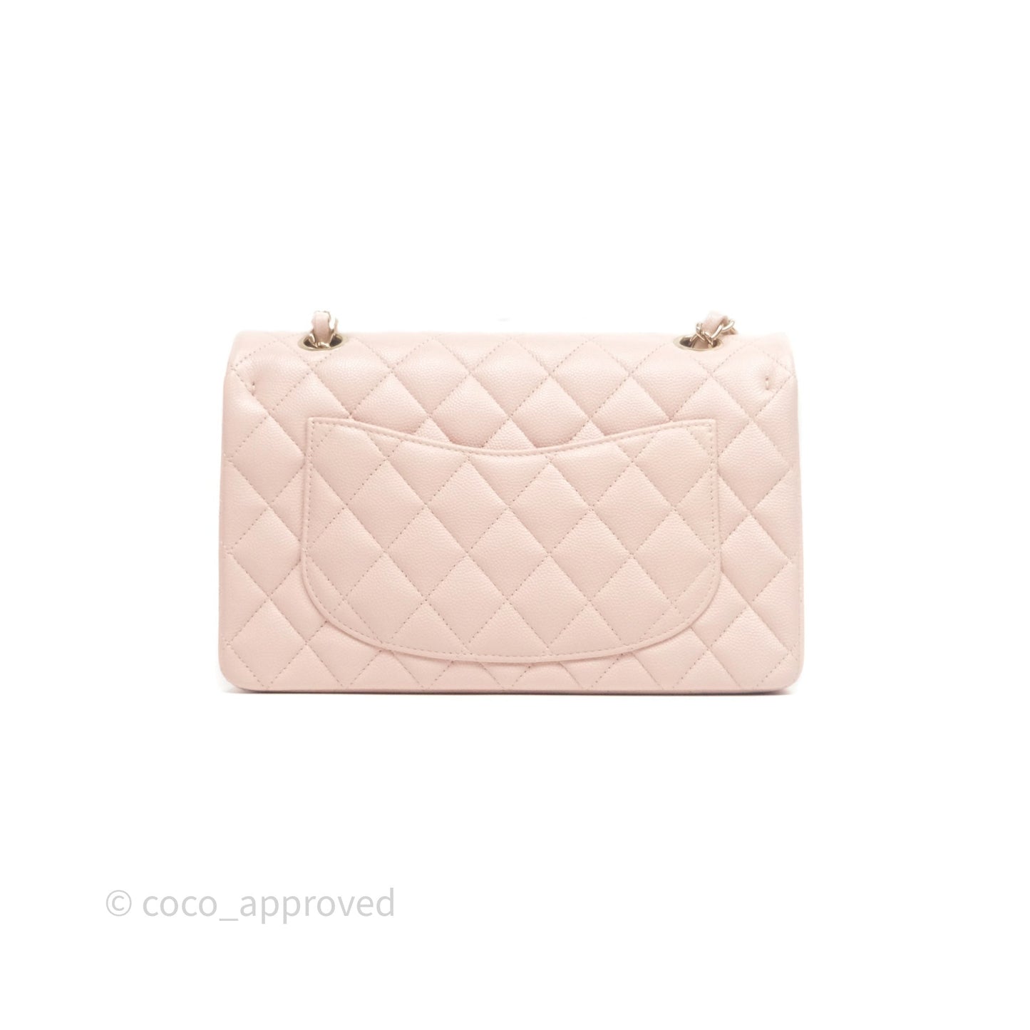 Chanel Small Classic Quilted Flap Pink Caviar Gold Hardware