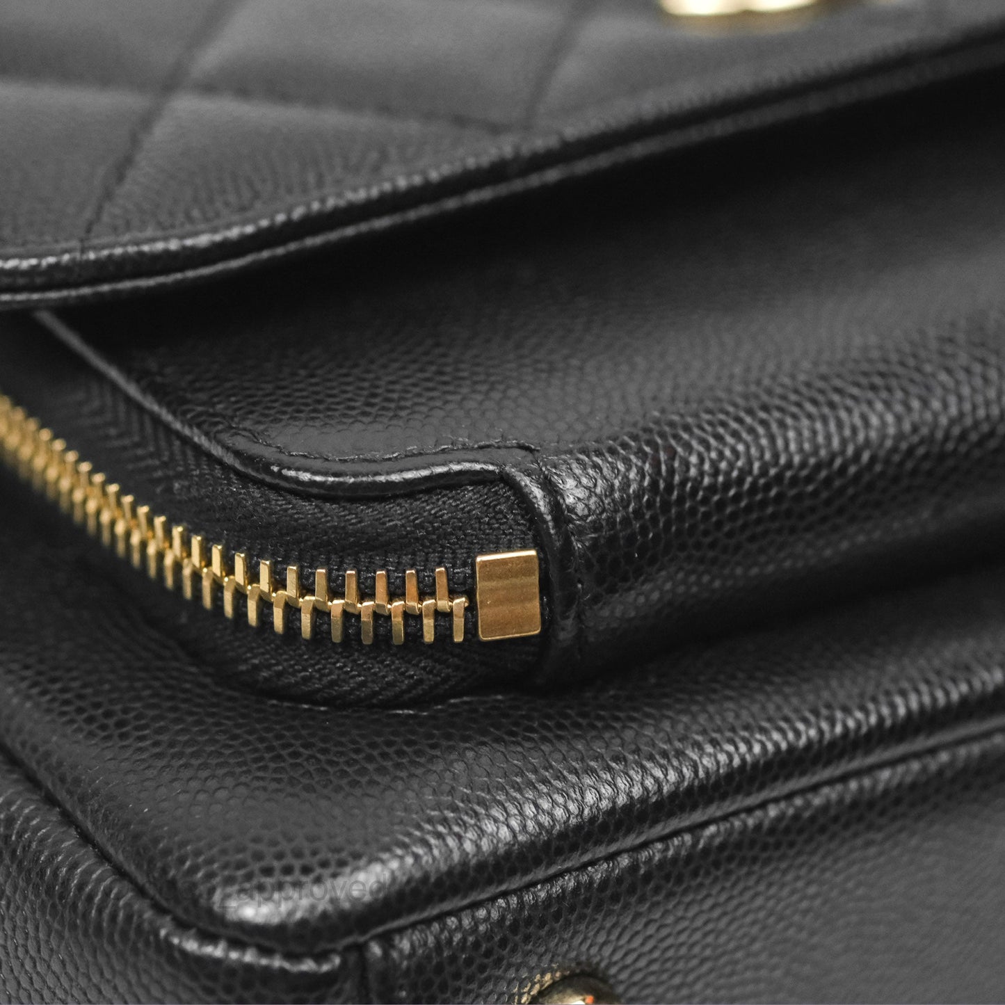 Chanel Quilted Small Business Affinity Flap Black Caviar Gold Hardware