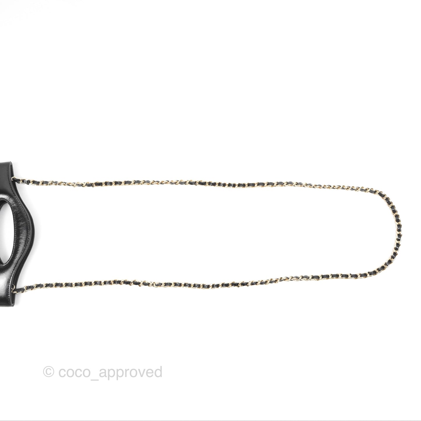 Chanel Nano 31 Black Shiny Calfskin Gold Hardware