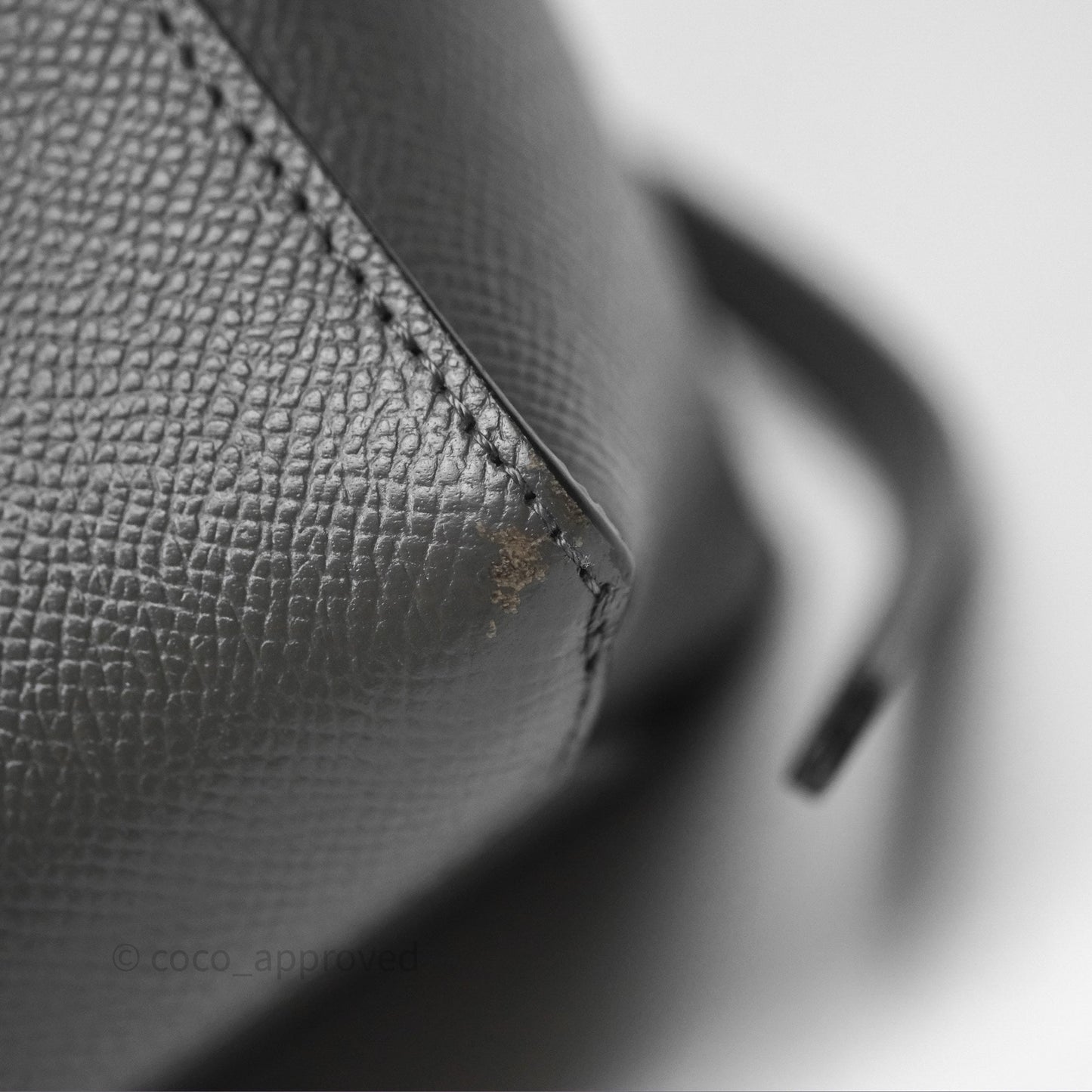 Celine Pico Belt Bag Grey Grained Calfskin Gold Hardware