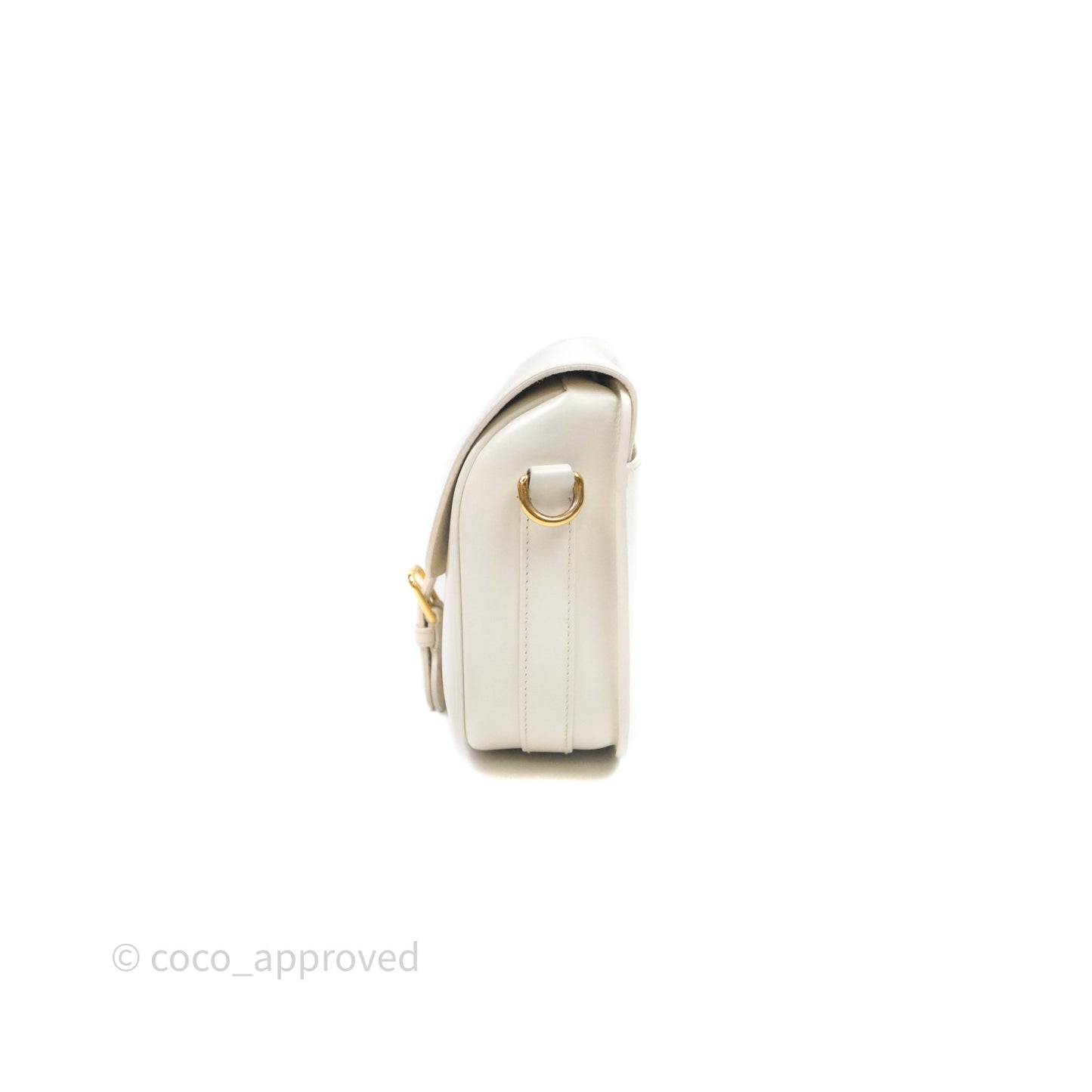 Dior Medium Bobby Bag Off White Calfskin Gold Hardware