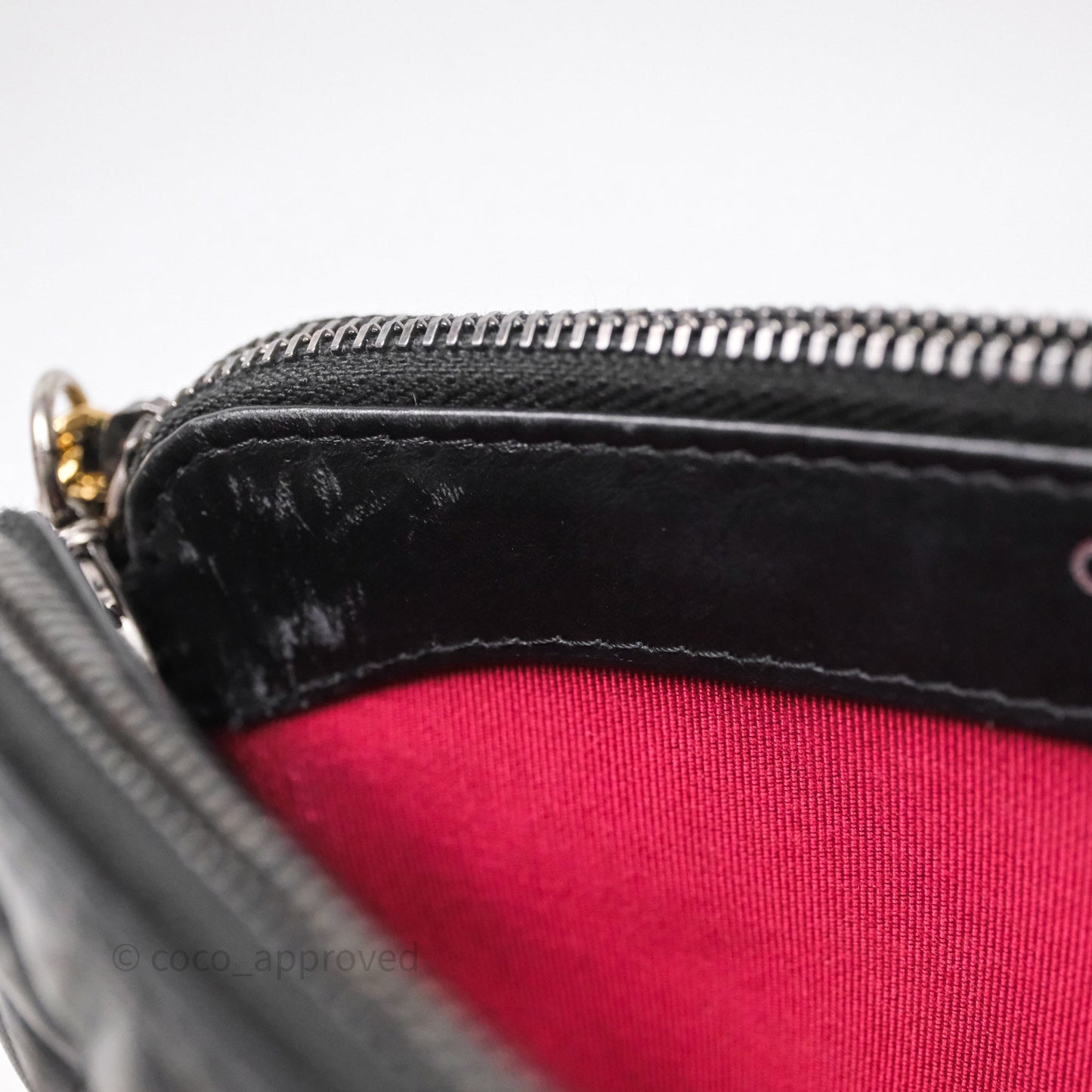Chanel Gabrielle Clutch With Chain Aged Calfskin Black Mixed Hardware