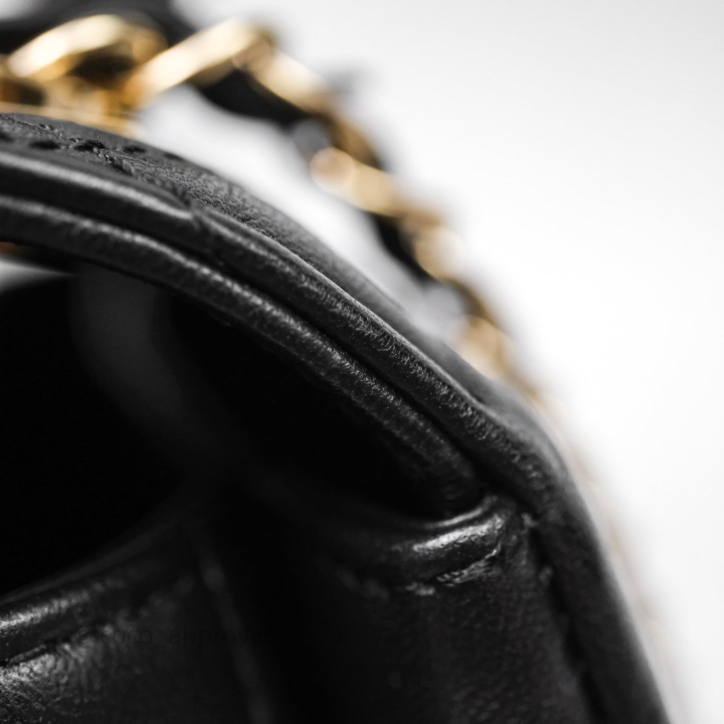 Chanel Small Trendy CC Black Lambskin Gold Hardware