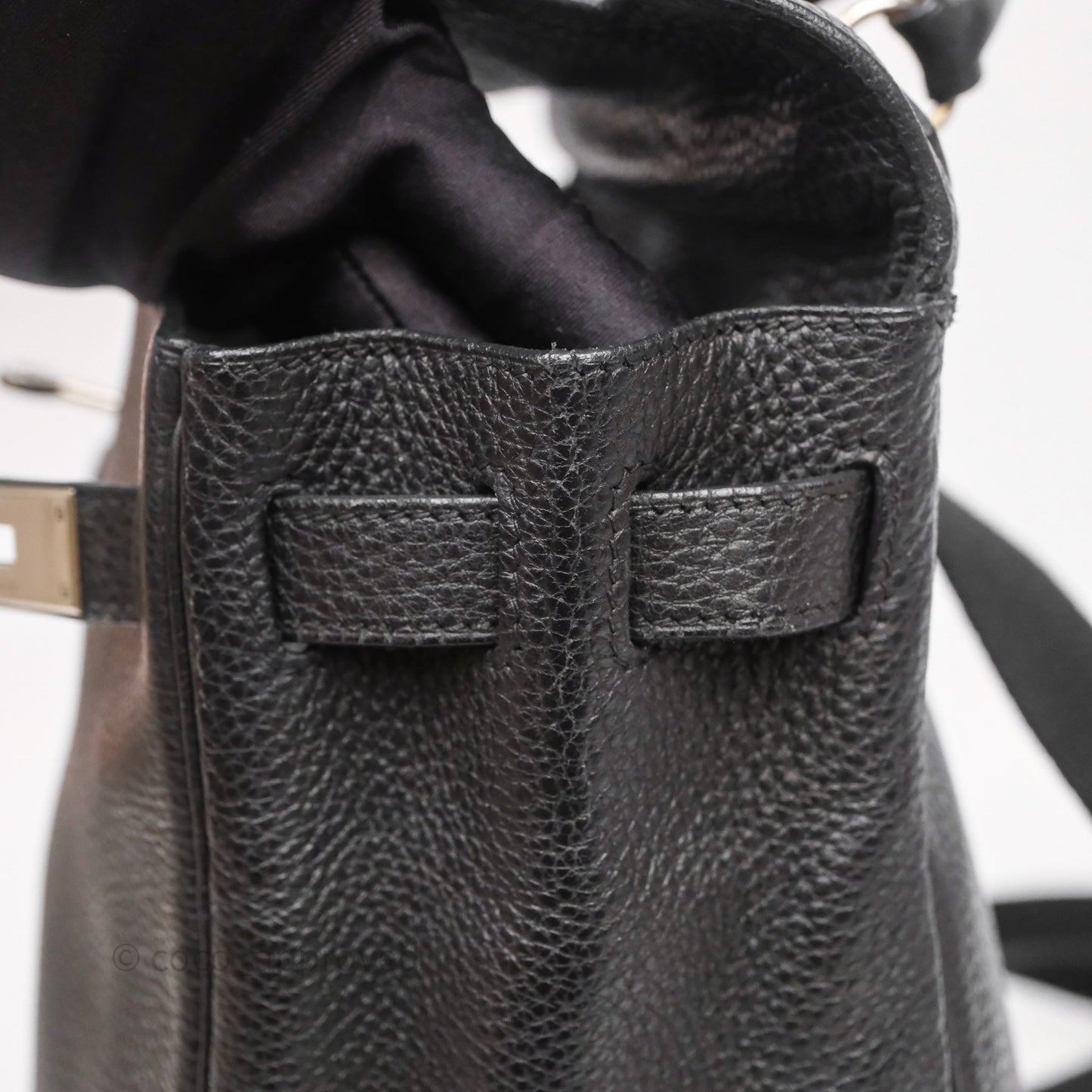 Hermès Kelly Ado Backpack GM Black Noir 89 Togo Palladium Hardware