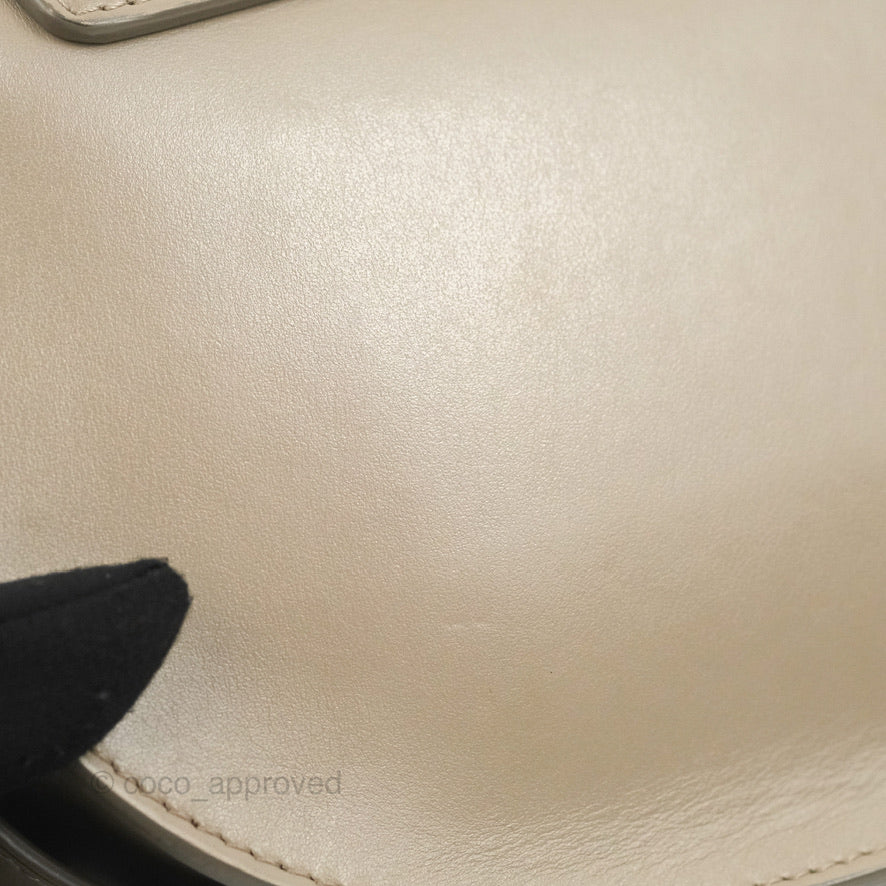 Chloé Small Tess Bag Motty Grey Grained Calfskin