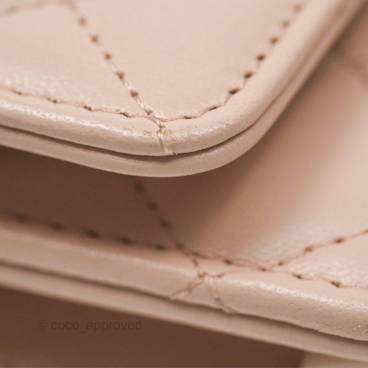 Chanel Trendy CC WOC Quilted Light Pink Lambskin Gold Hardware