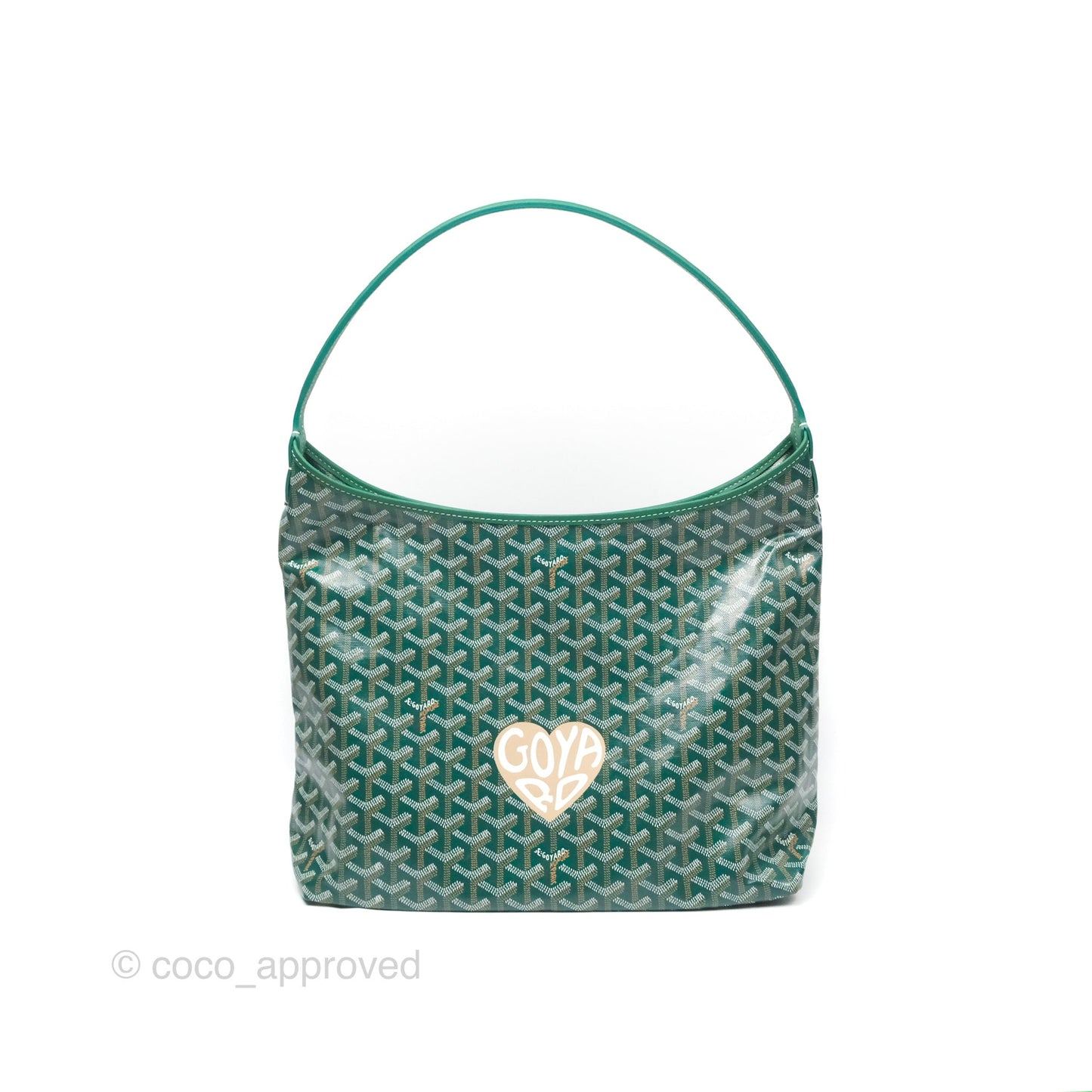 Goyard Bohème Hobo Bag Green Goyardine Canvas