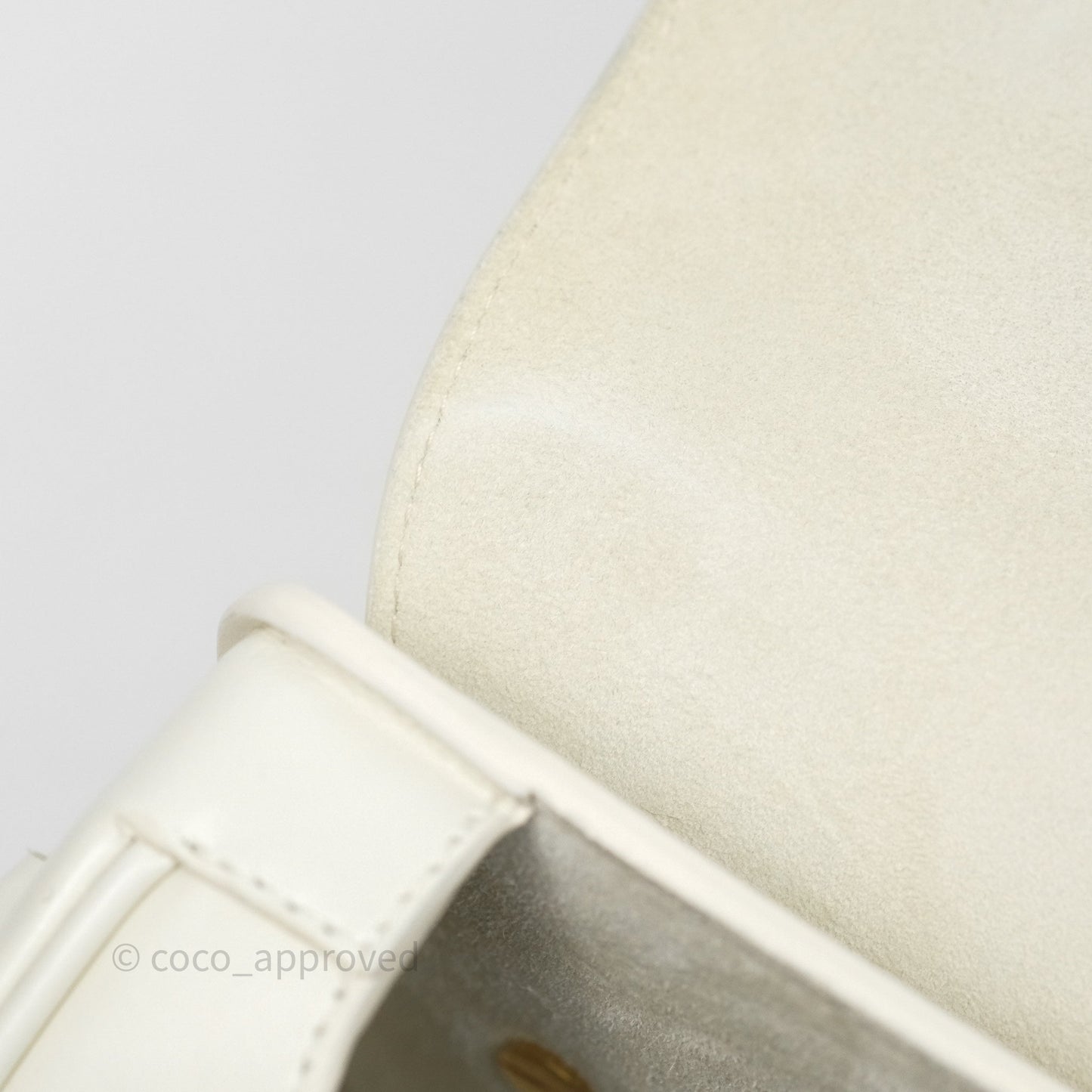 Christian Dior Medium Bobby Flap White Box Calfskin