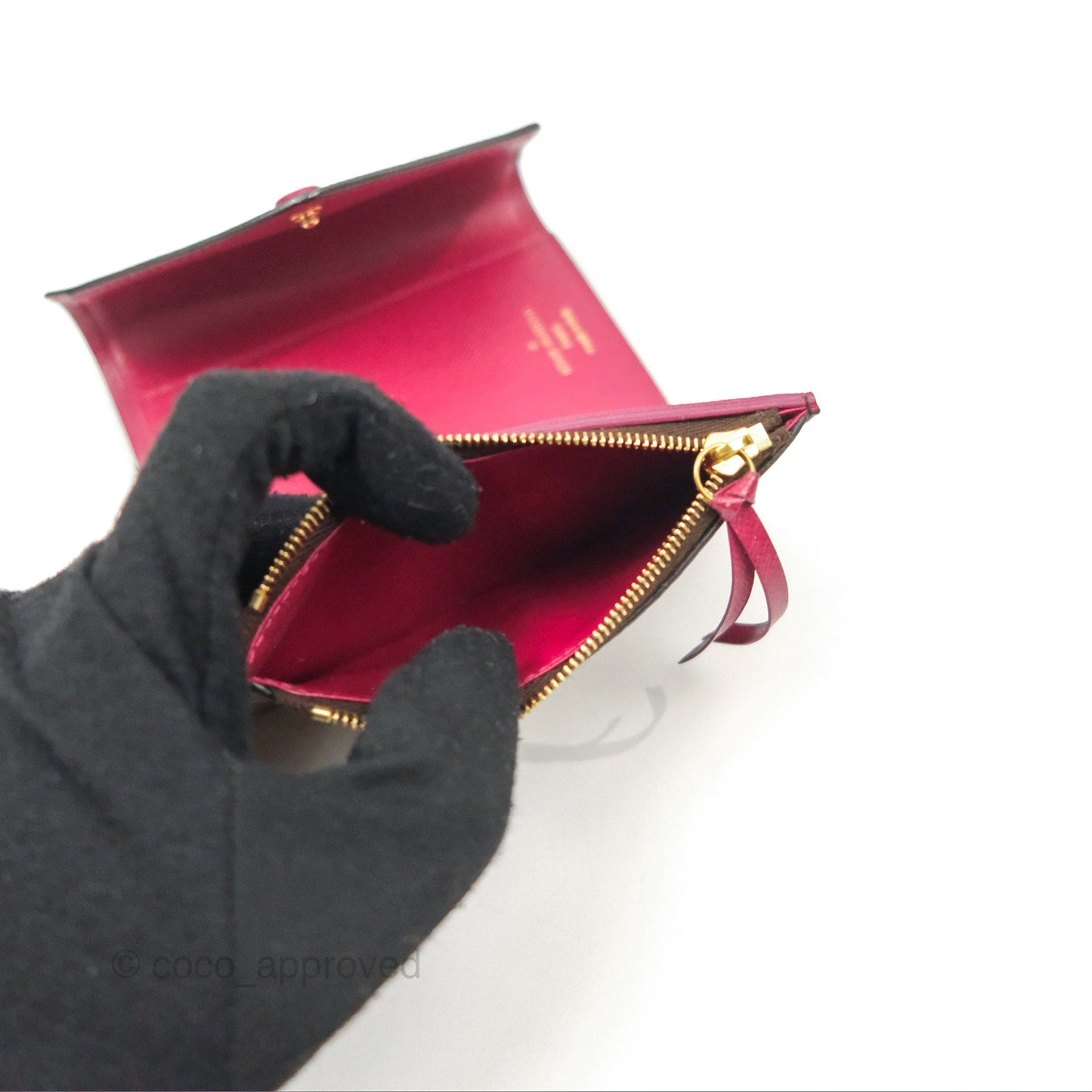 Louis Vuitton Victorine Wallet Monogram Canvas Fuchsia Pink