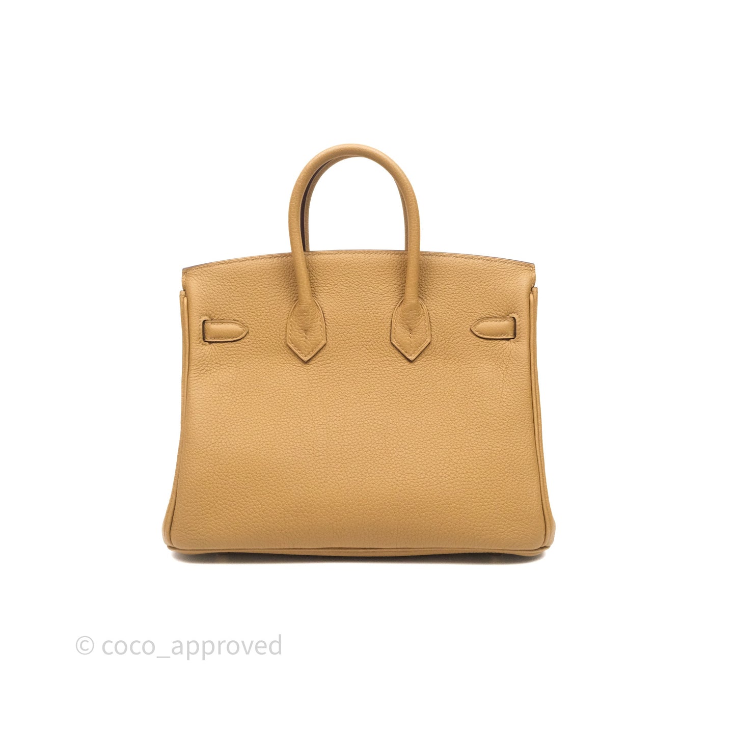 Hermès Birkin 25 Retourne Biscuit 4B Togo Gold Hardware