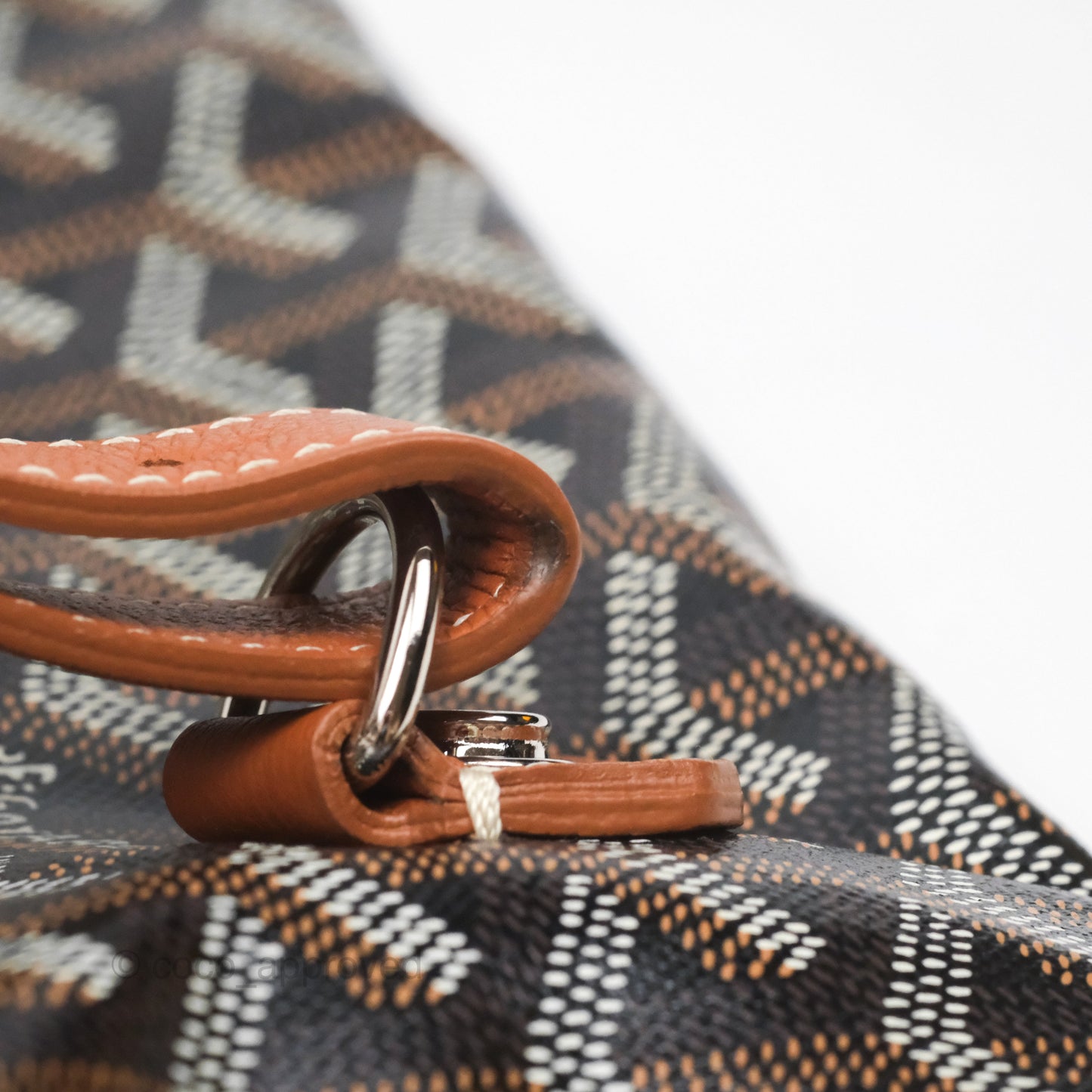 Goyard Saint Léger Backpack Black/ Tan