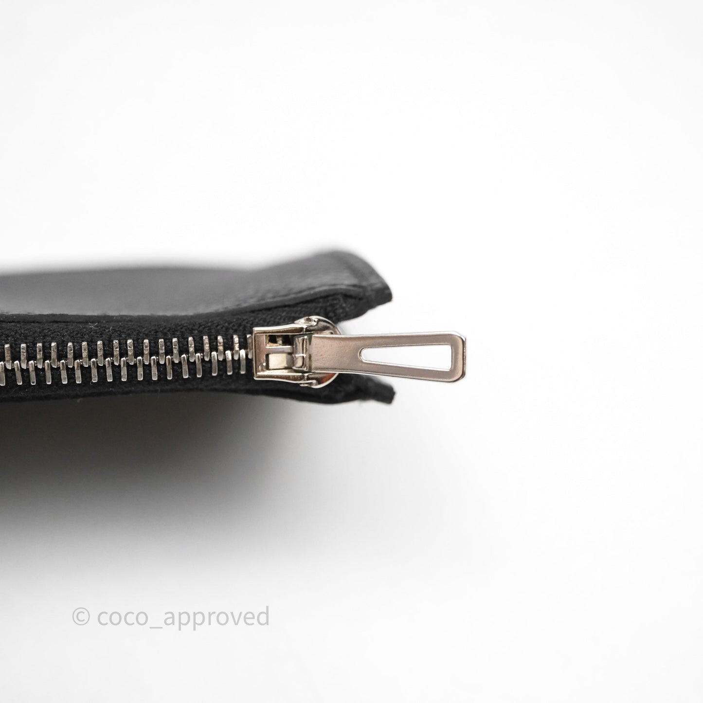 Hermès Constance Slim Wallet Noir 89 Epsom Palladium Hardware