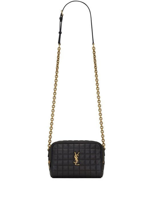 Luxury Saint Laurent Women's Cassandre Matelasse Carre Camera Bag in Nero | 764809AABVP
