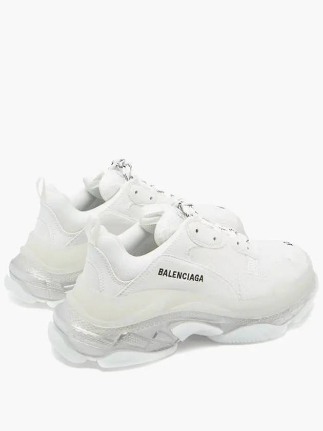 Luxury Balenciaga Triple S Low Top Sneakers White Iridescent