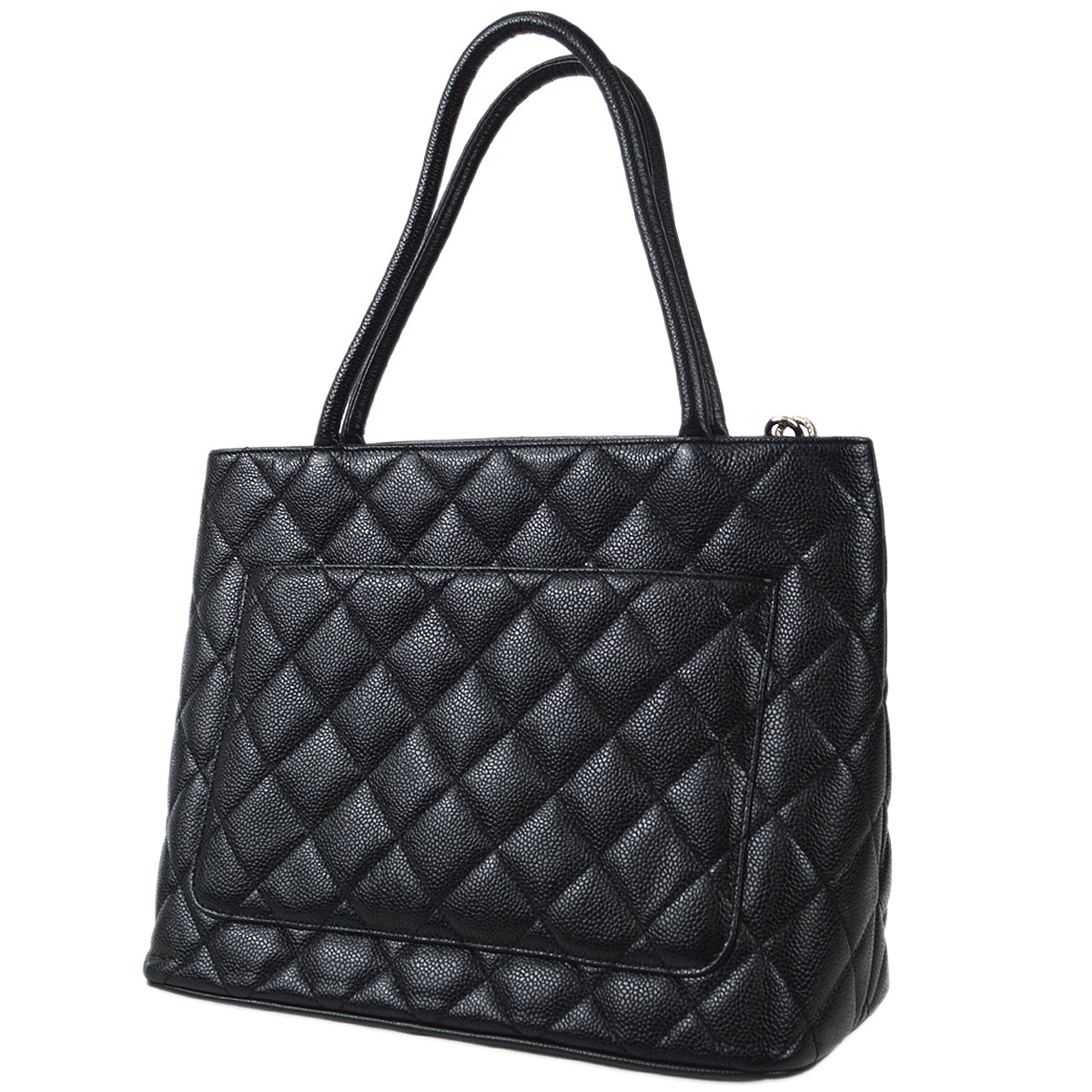 Luxury Chanel 2005-2006 Medallion Tote SHW Black Caviar