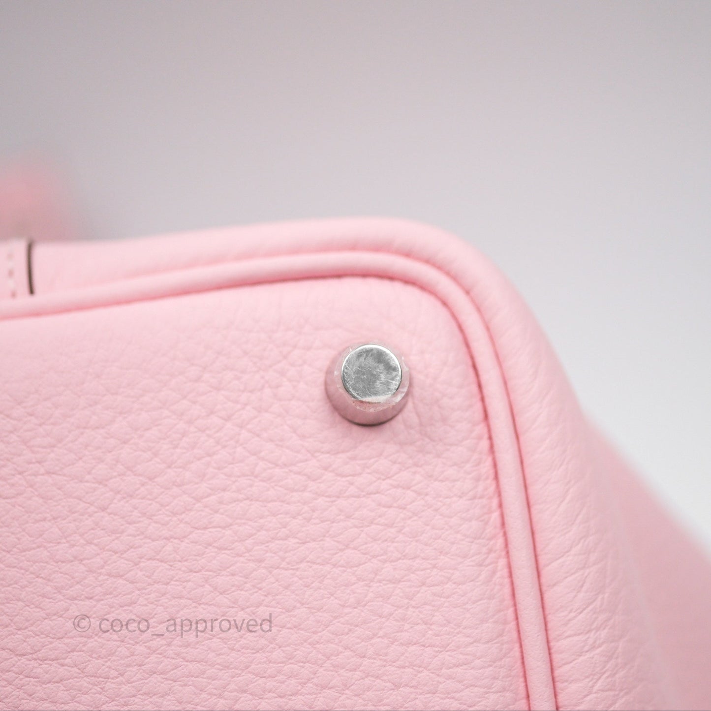 Hermès Picotin 18 Rose Sakura 3Q Clemence Palladium Hardware