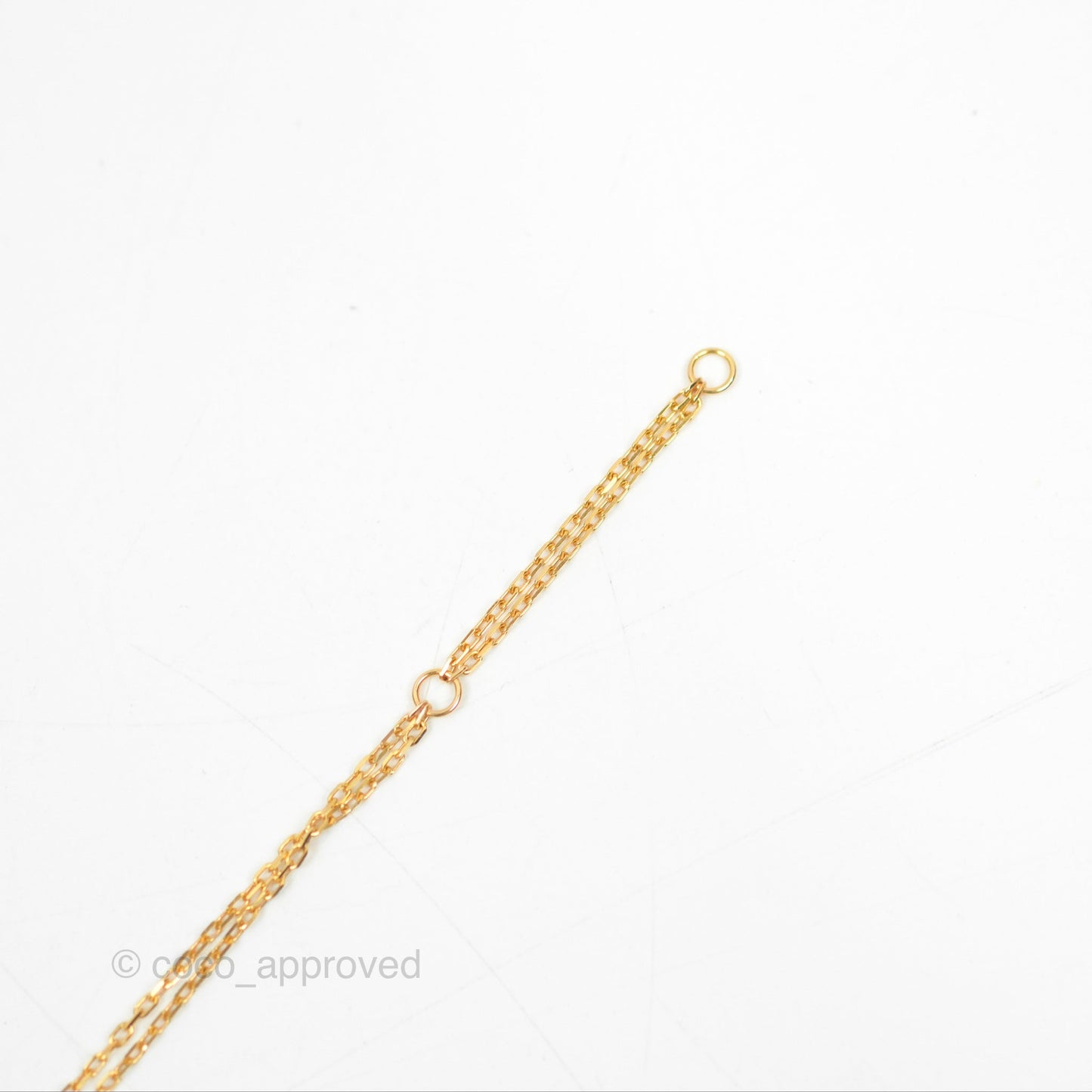 Cartier Love Necklace Rose Gold 2 Diamonds