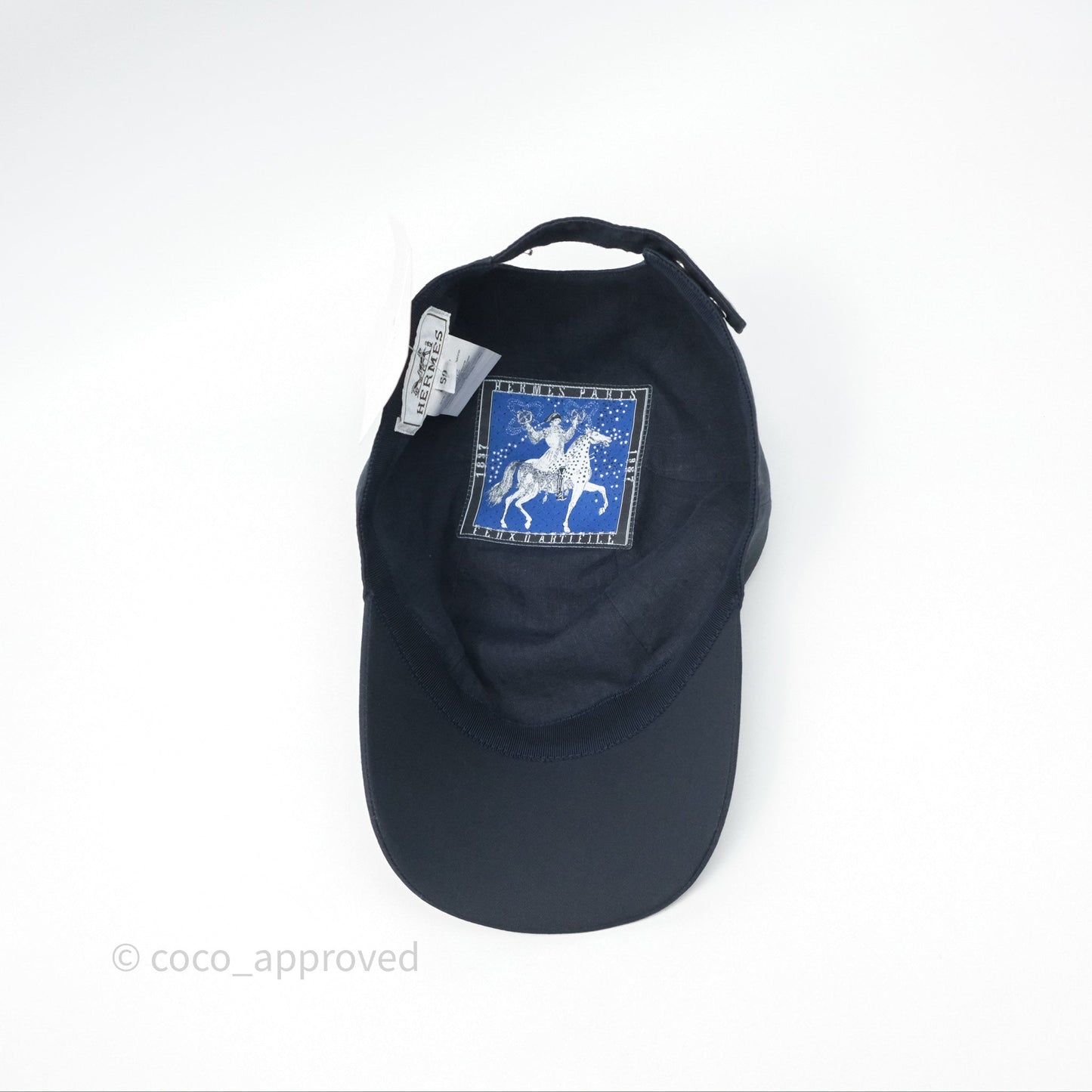 Hermès Miles H Cut Cap Marine/Indigo
