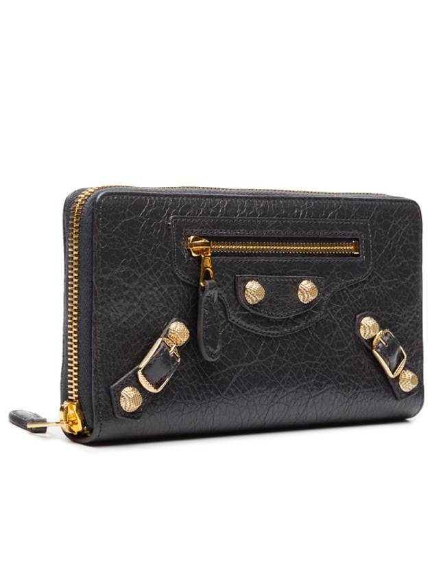 Luxury Balenciaga Giant Continental Long Wallet Grey