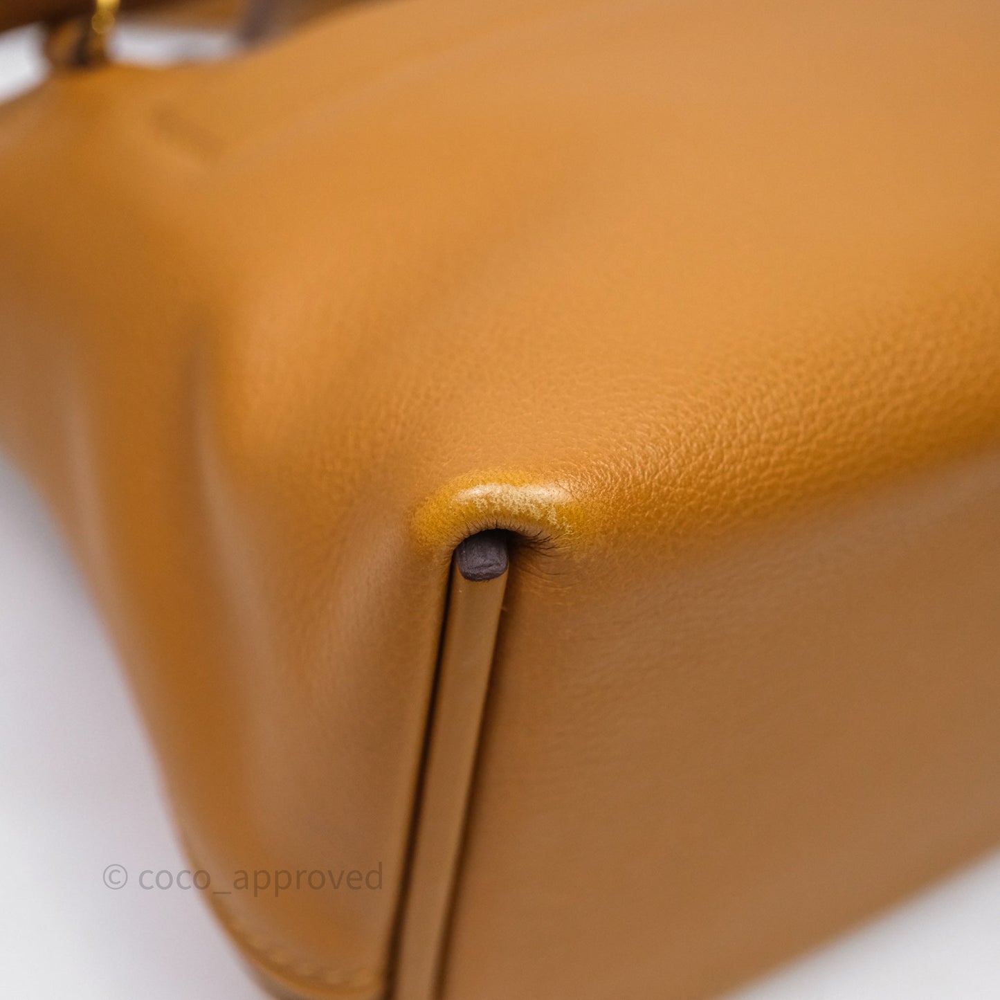 Hermès 24/24 21 Mini Caramel/Sesame/Rouge Sellier Gold Hardware