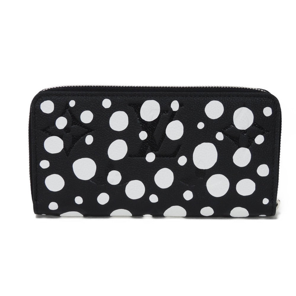 LOUIS VUITTON Long Wallet Purse M81906 Empreinte leather (monogram embossed) Noir Bron Monogram Empreinte Infinity Dot LVxYK Zippy Wallet Women()
