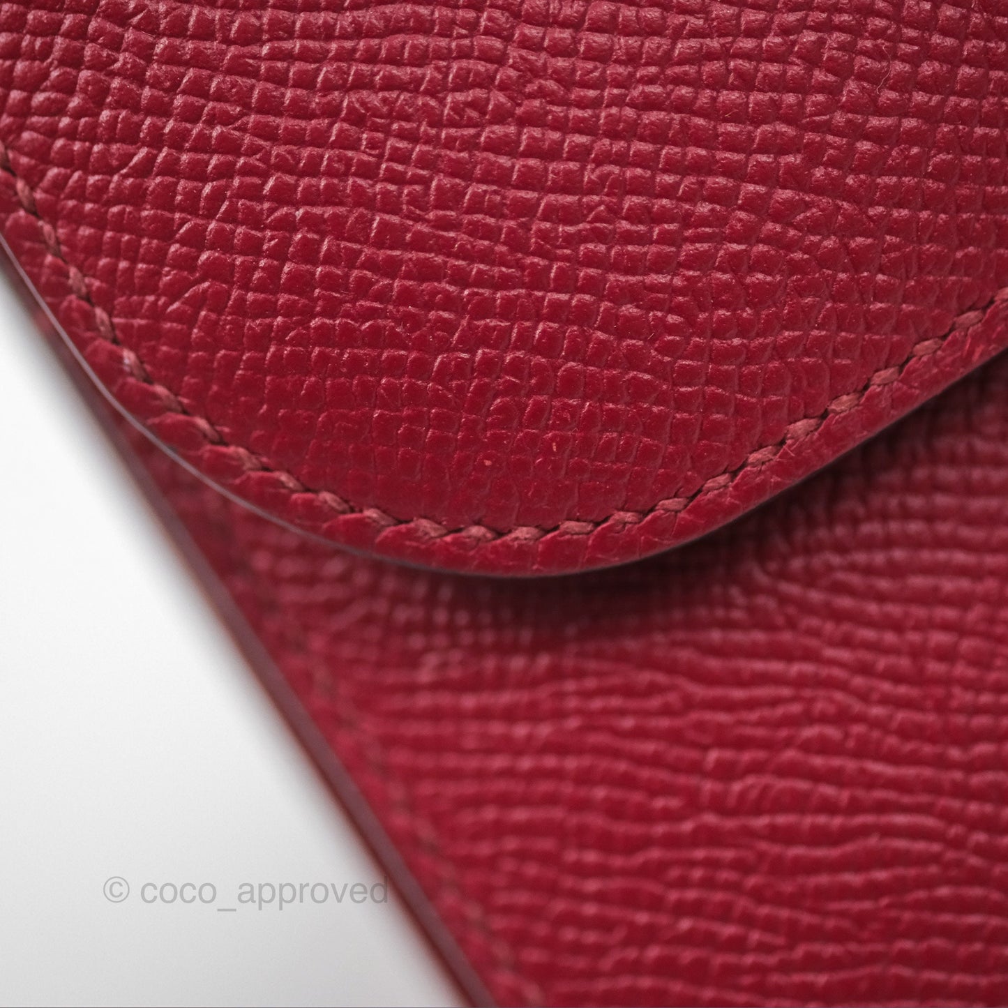 Hermès Constance Mini 18cm Rouge Grenat K1 Epsom Gold Hardware