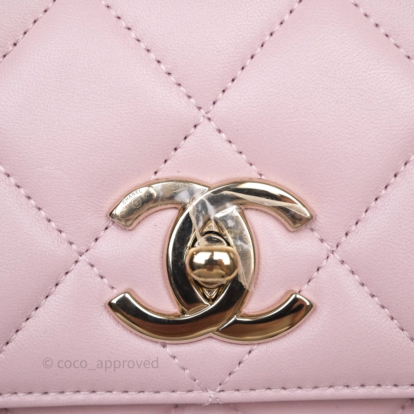 Chanel Small Trendy CC Lilac Lambskin Gold Hardware