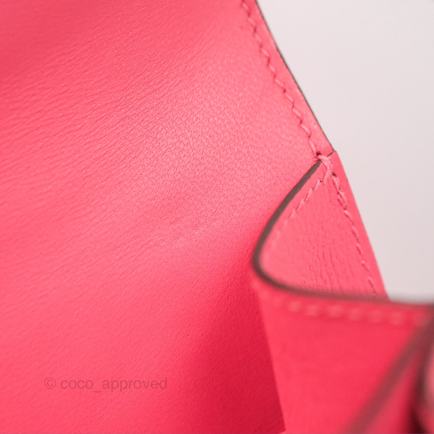 Hermès Constance Mini 18 Rose Azalee Evercolor Palladium Hardware
