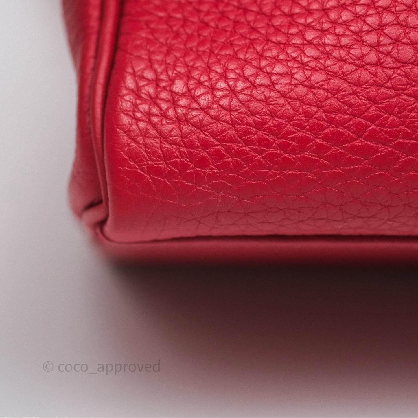Hermès Kelly Ado Backpack Red Rouge Clemence Palladium Hardware