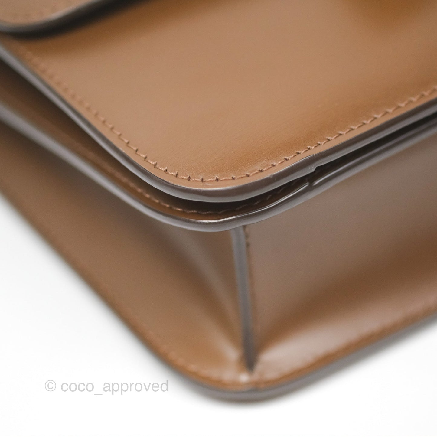 Celine Teen Classic Box Flap Caramel Box Calfskin