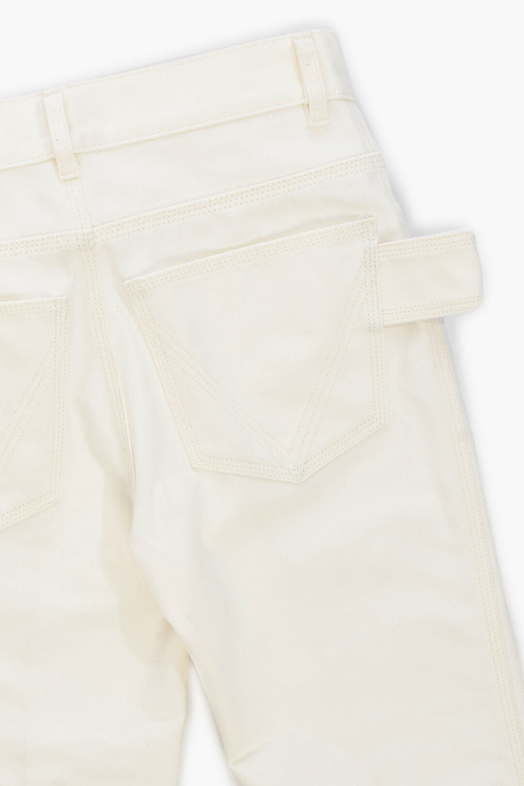 Luxury Bottega Veneta 5 Pocket Plain Colour Denim Pants