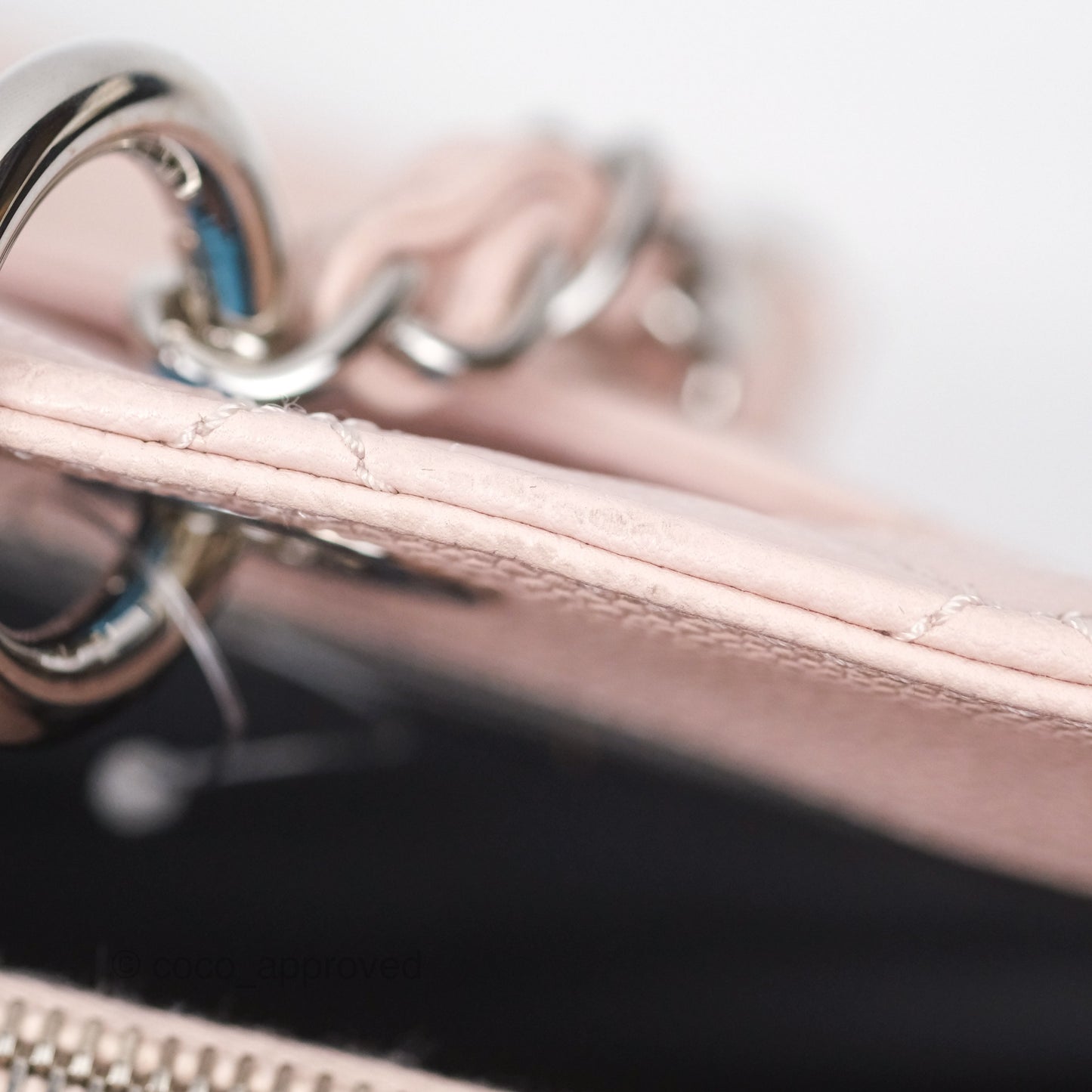 Chanel GST Pink Caviar Silver Hardware