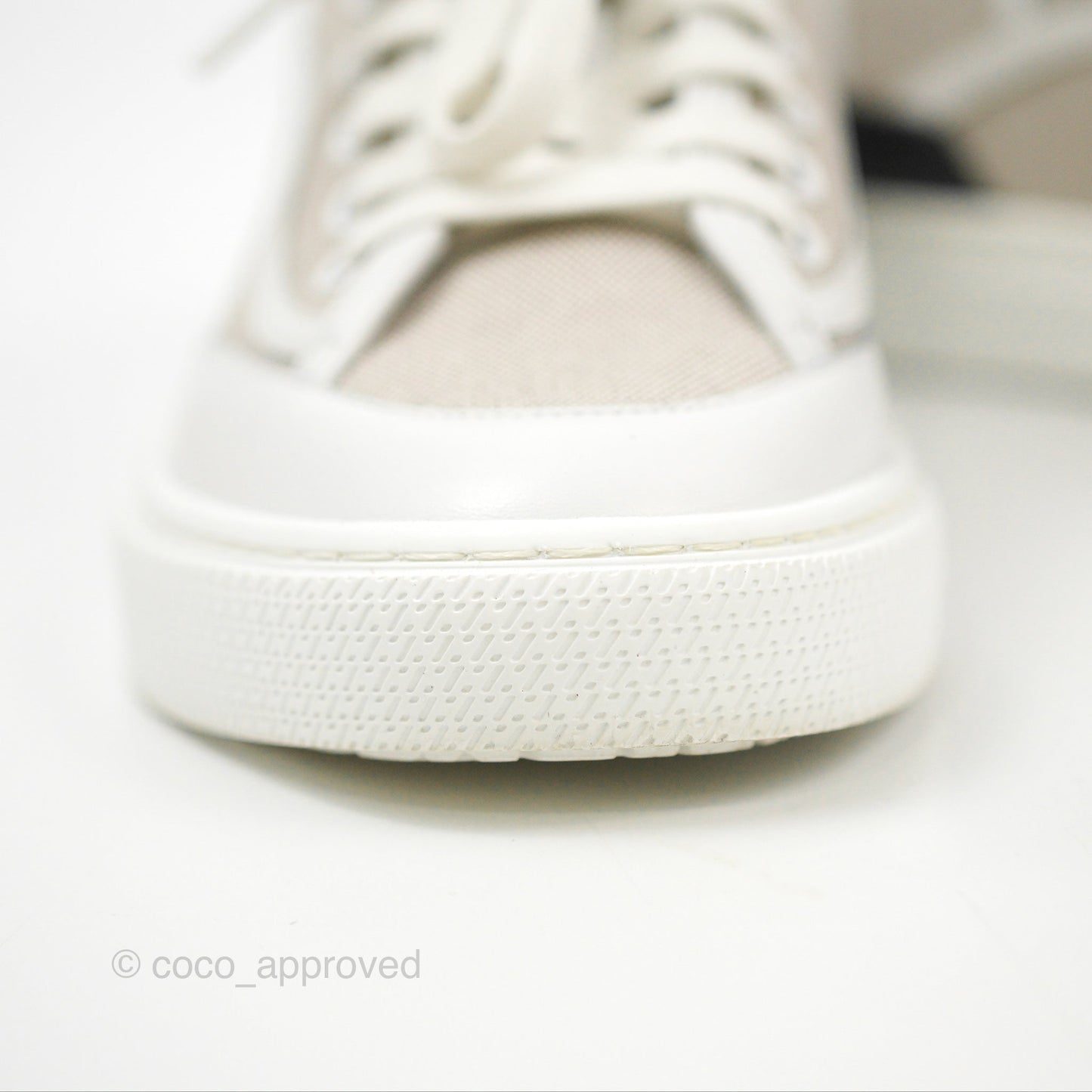 Hermes Get Sneaker Prunoir / Blanc H Canvas Calfskin