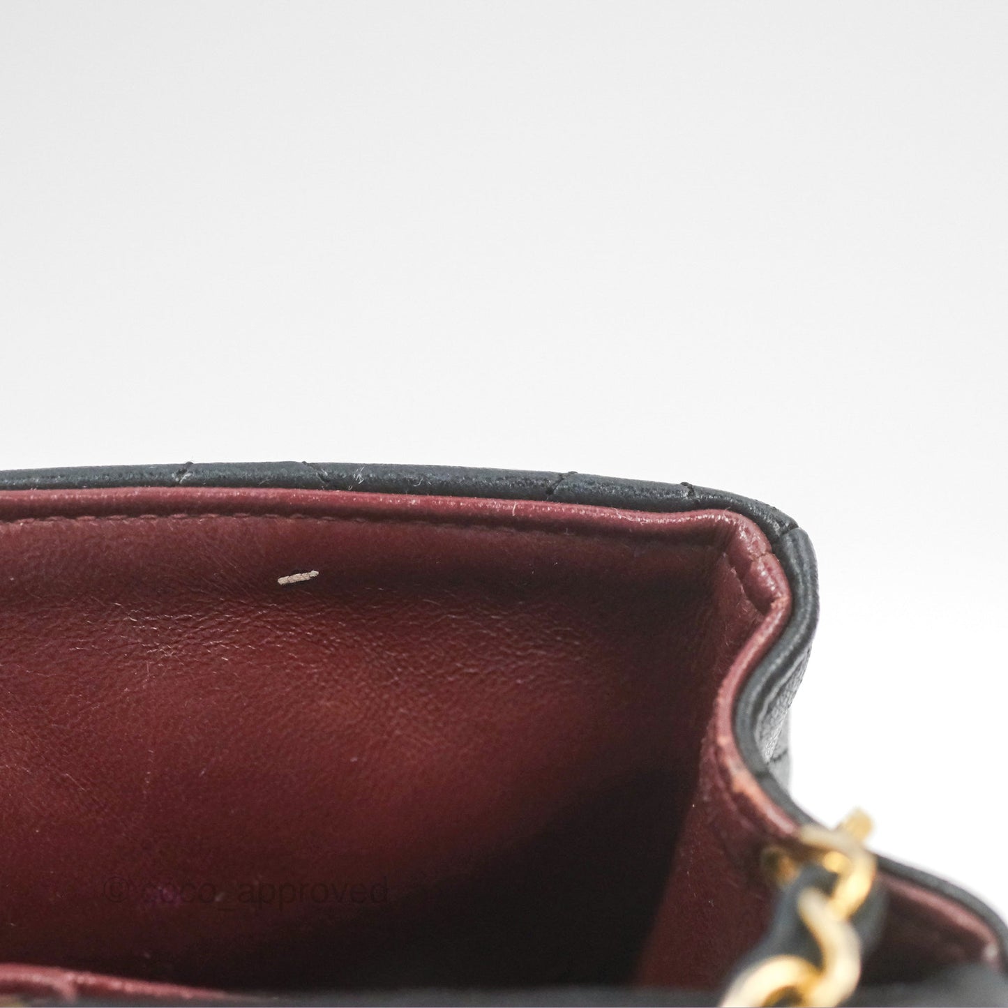 Chanel Vintage Mini Single Full Flap Bag Black Lambskin 24K Gold Hardware