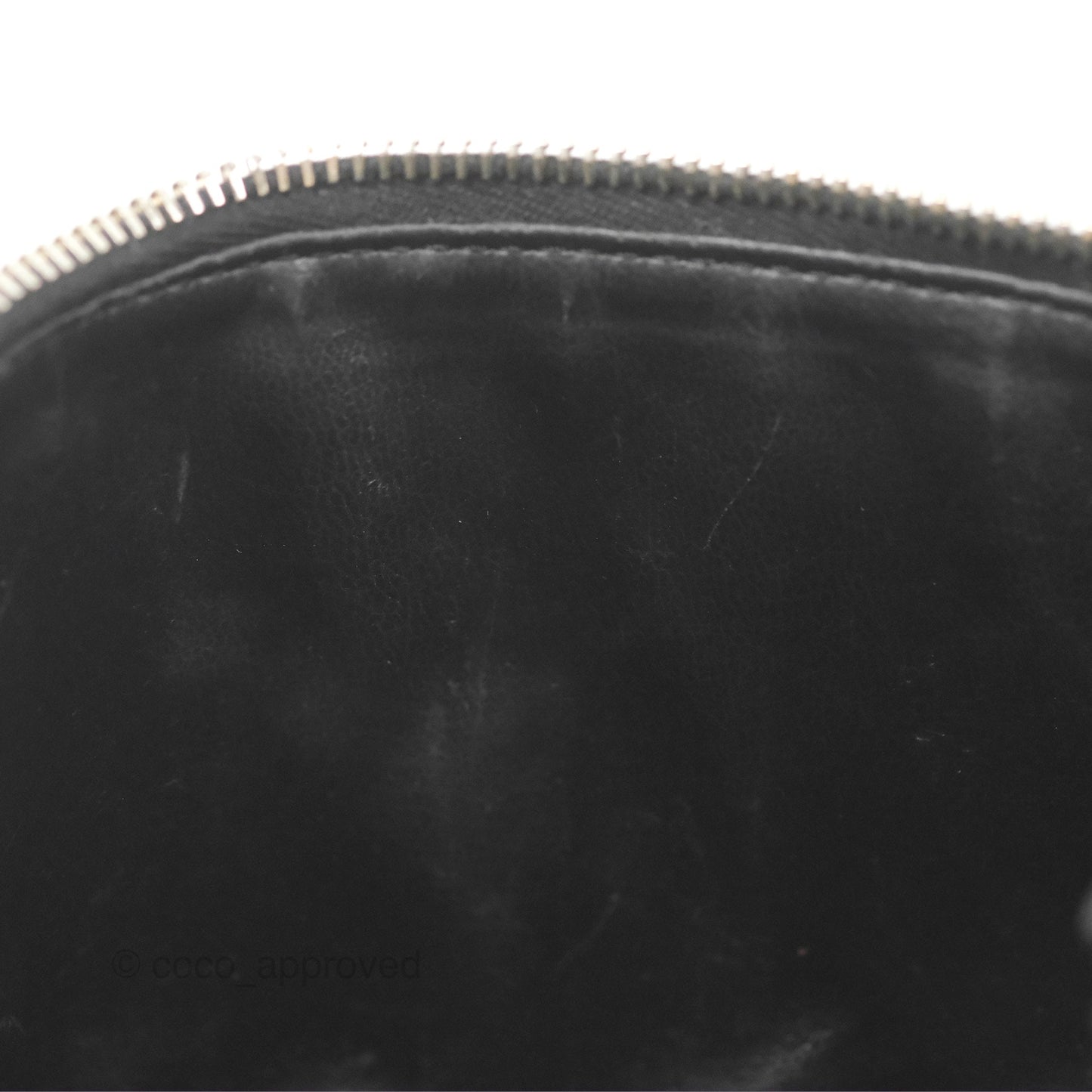Chanel Vintage Vanity Case Black Caviar Gold Hardware