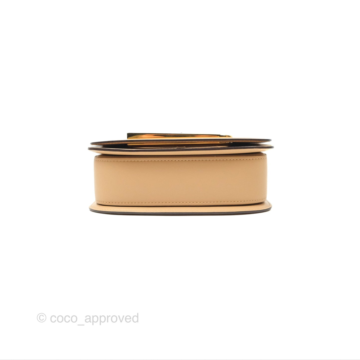 Delvaux Lingot Bag Latte Olen Calfskin