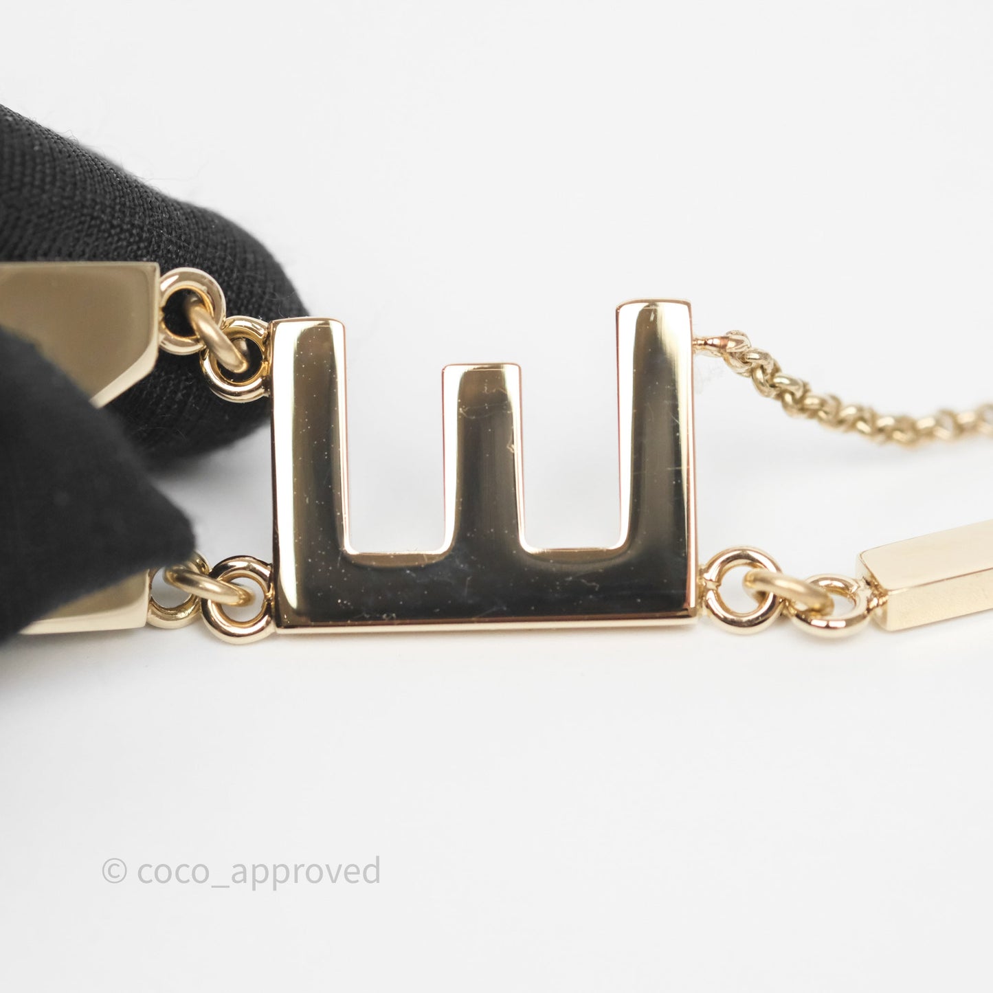 Chanel Letter Cha-Nel Logo Drop Earrings Gold Tone 20V