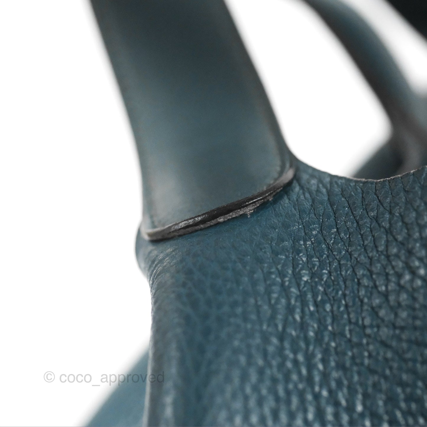 Hermès Picotin 22 Vert Bosphore Clemence Silver Hardware