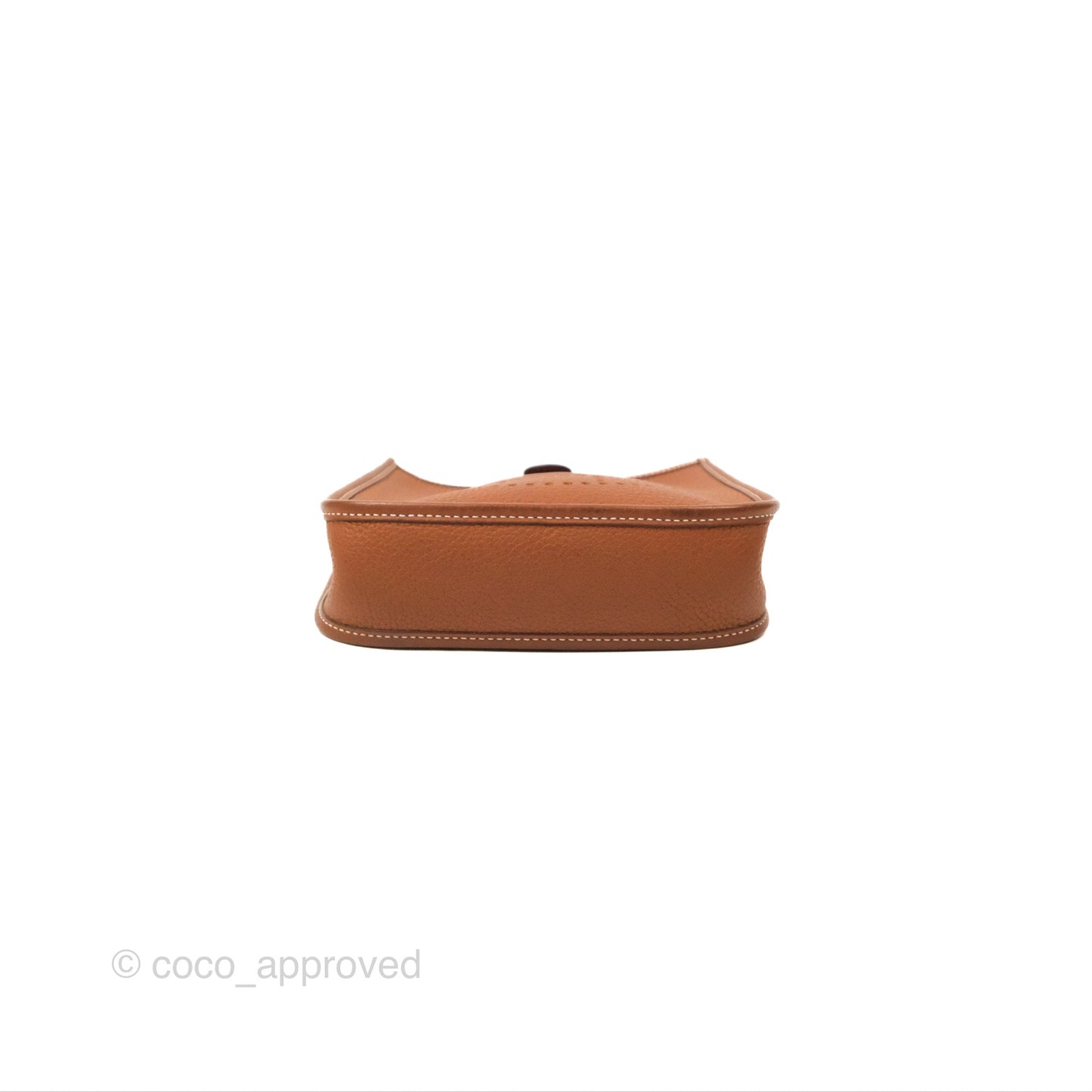 Hermès Mini Evelyne 16 Gold Clemence Gold Hardware