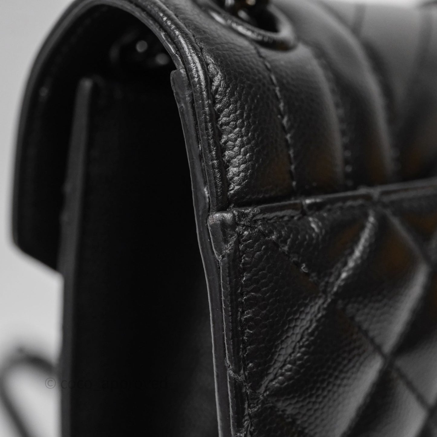 Saint Laurent Envelope Medium So Black Caviar