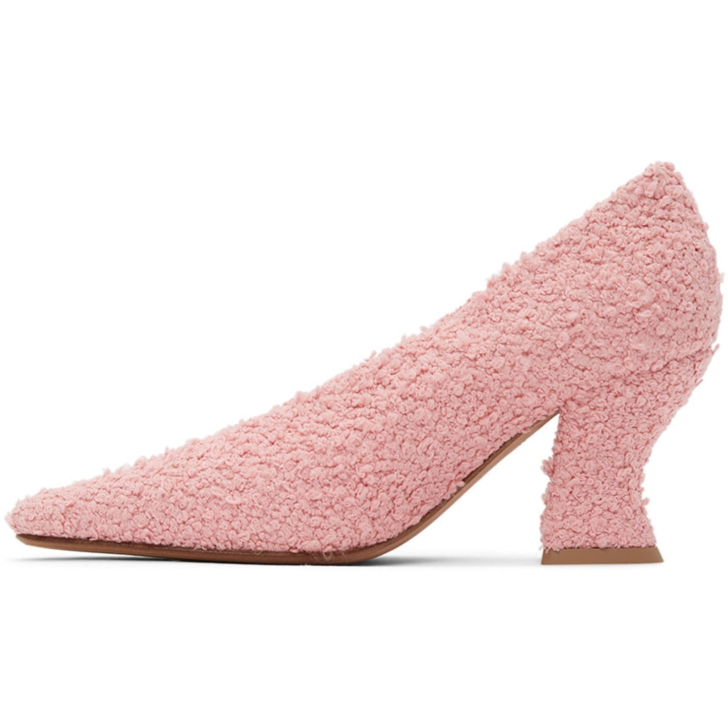 Luxury Bottega Veneta Bouclé Almond Pumps