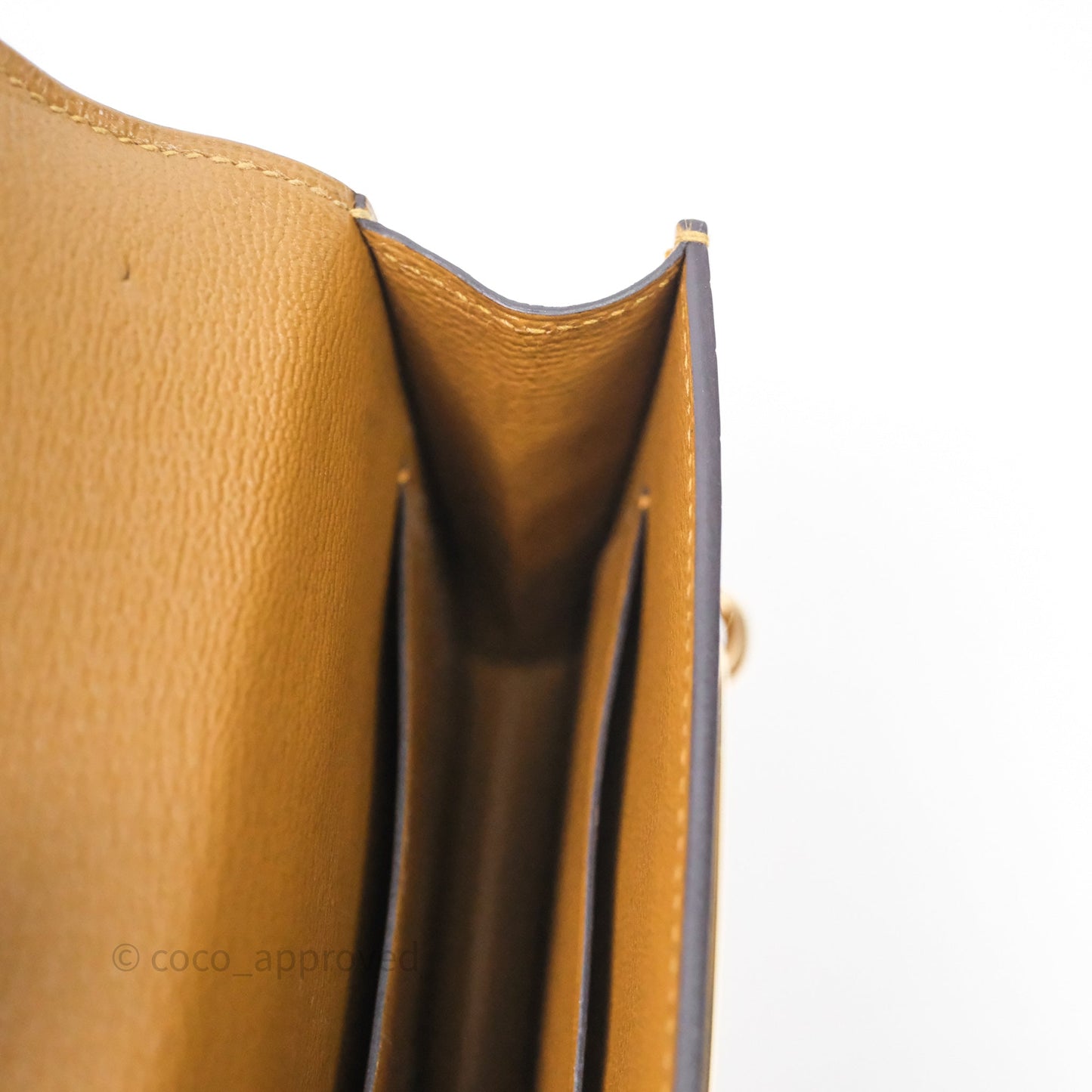 Hermès Roulis Slim Wallet Matte Alligator Mississippiensis Kraft 2H Gold Hardware