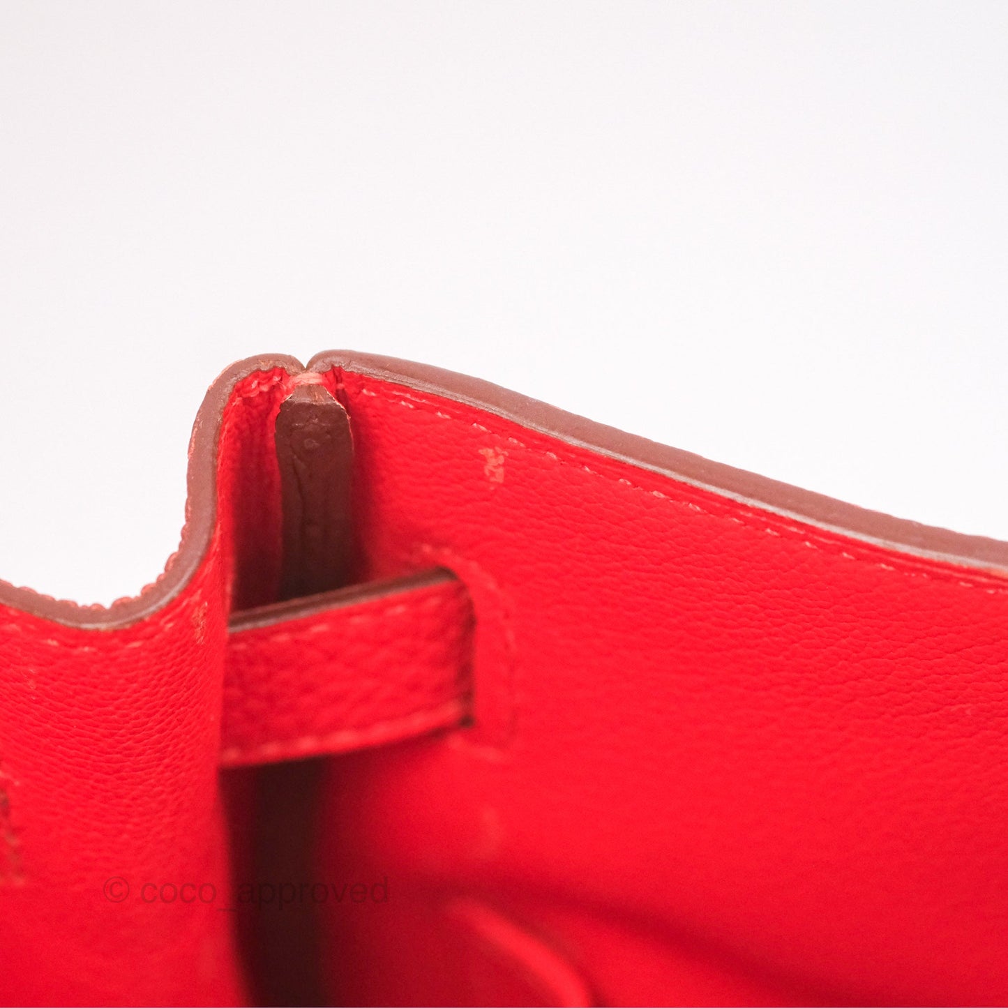 Hermès Kelly 32 Retourne Rose Jaipur Clemence Palladium Hardware