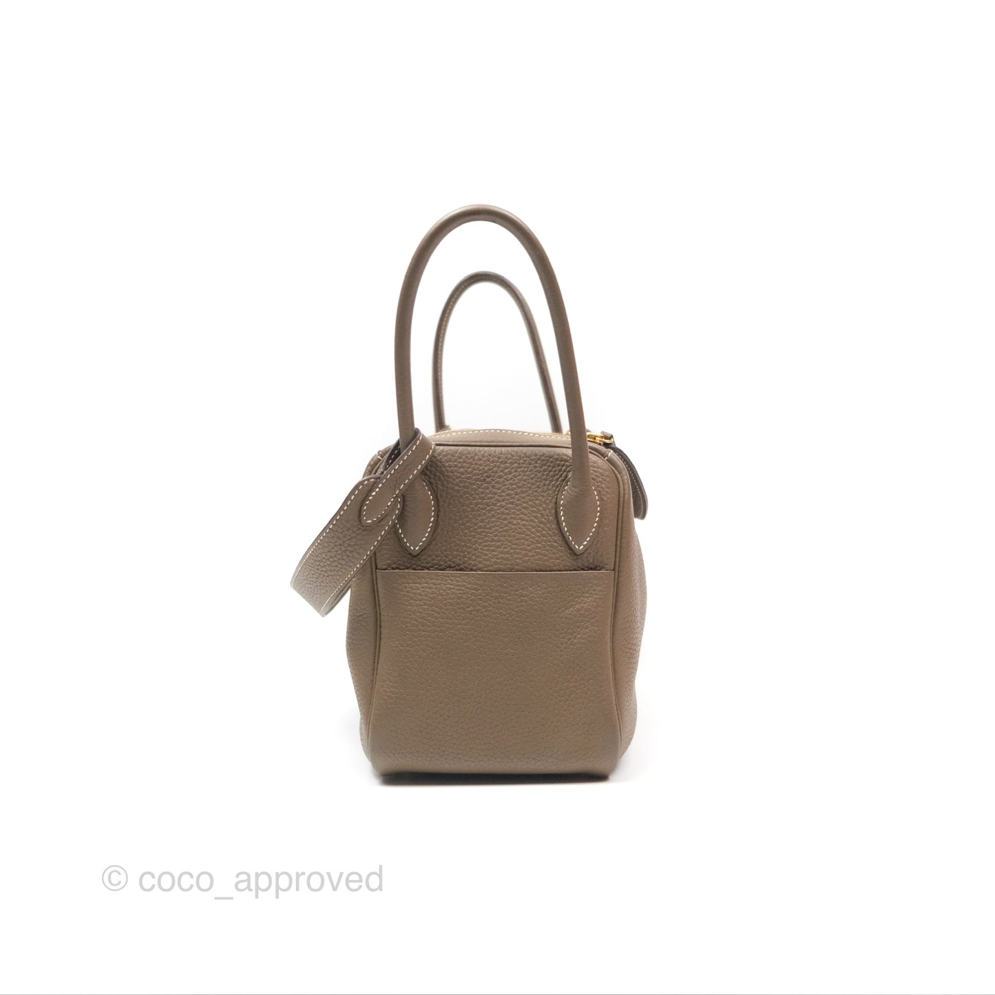 Hermès Lindy 26 Etoupe 18 Taurillion Clemence Gold Hardware