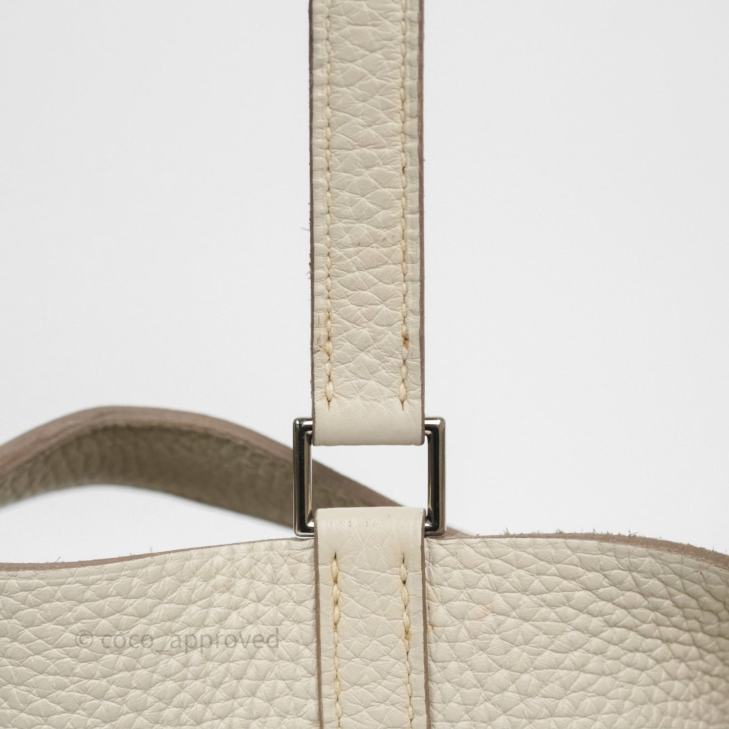 Hermès Picotin 22 Beton Clemence Palladium Hardware