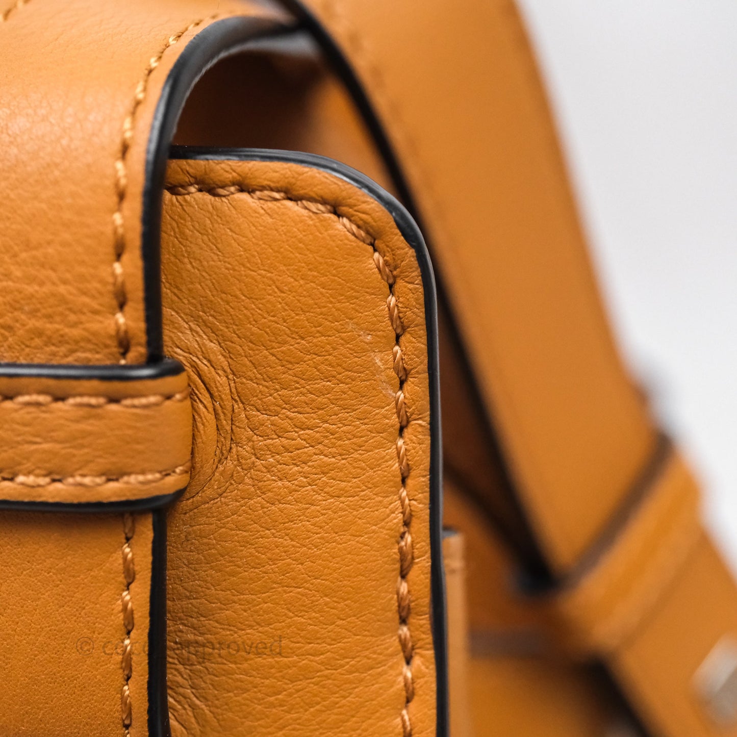 Loewe Small Hammock Drawstring Light Caramel Calfskin
