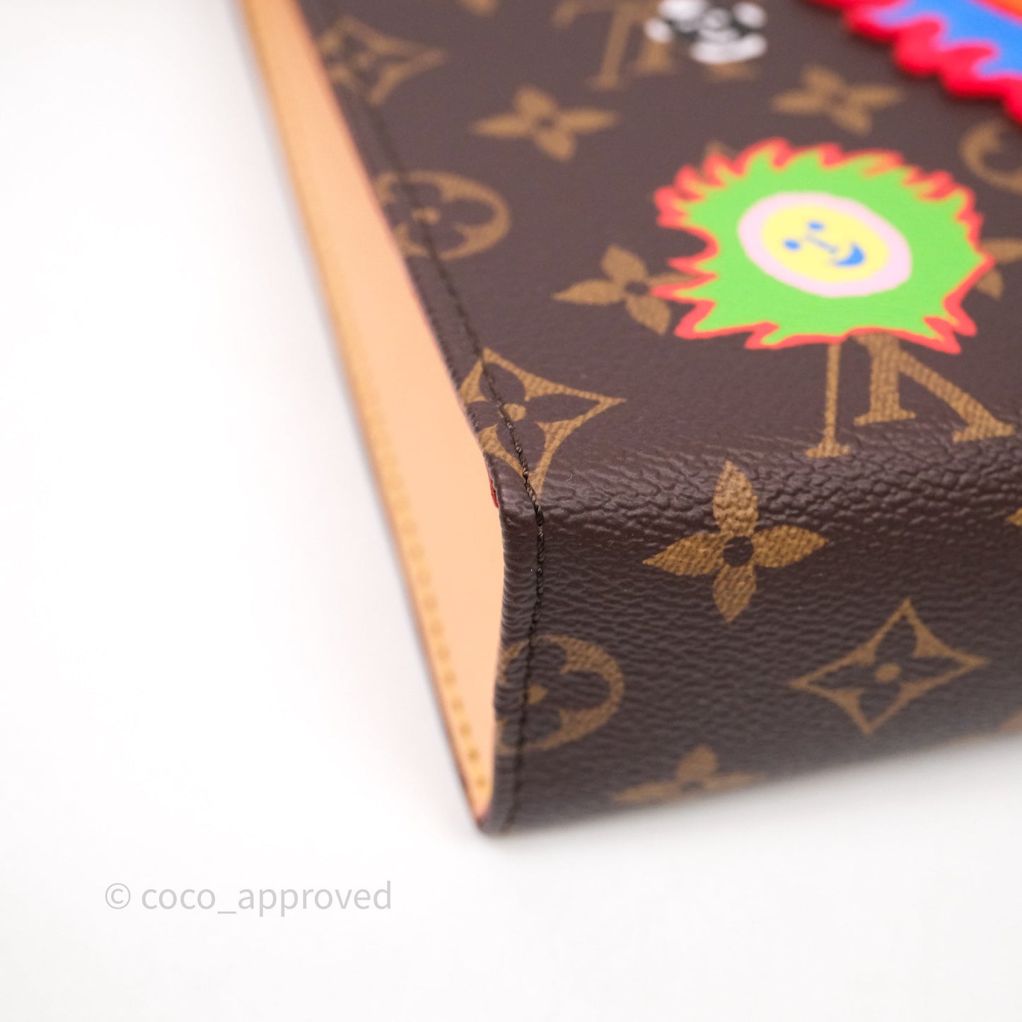Louis Vuitton x Yayoi Kusama Toiletry Pouch on Chain Monogram Embroidered