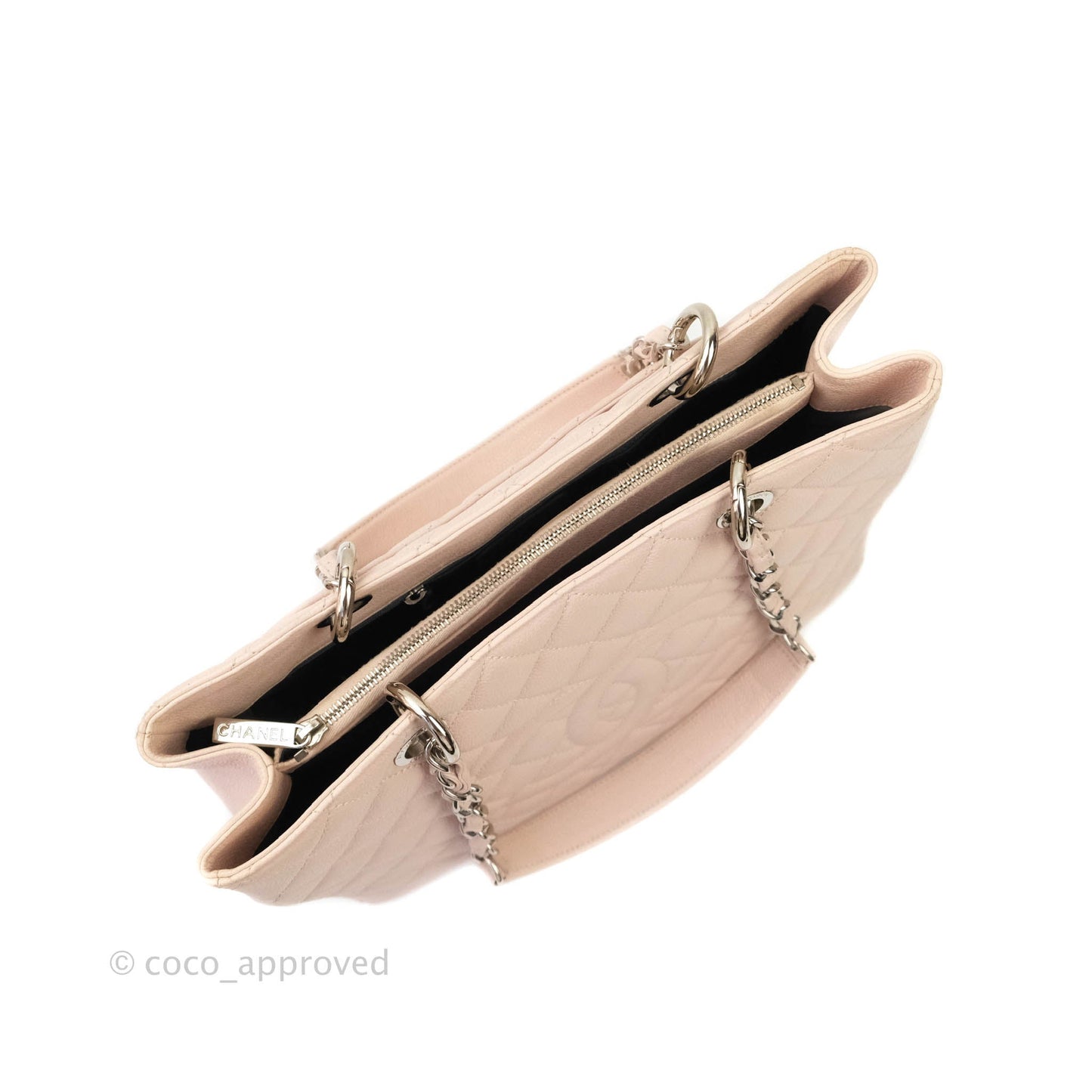Chanel GST Pink Caviar Silver Hardware