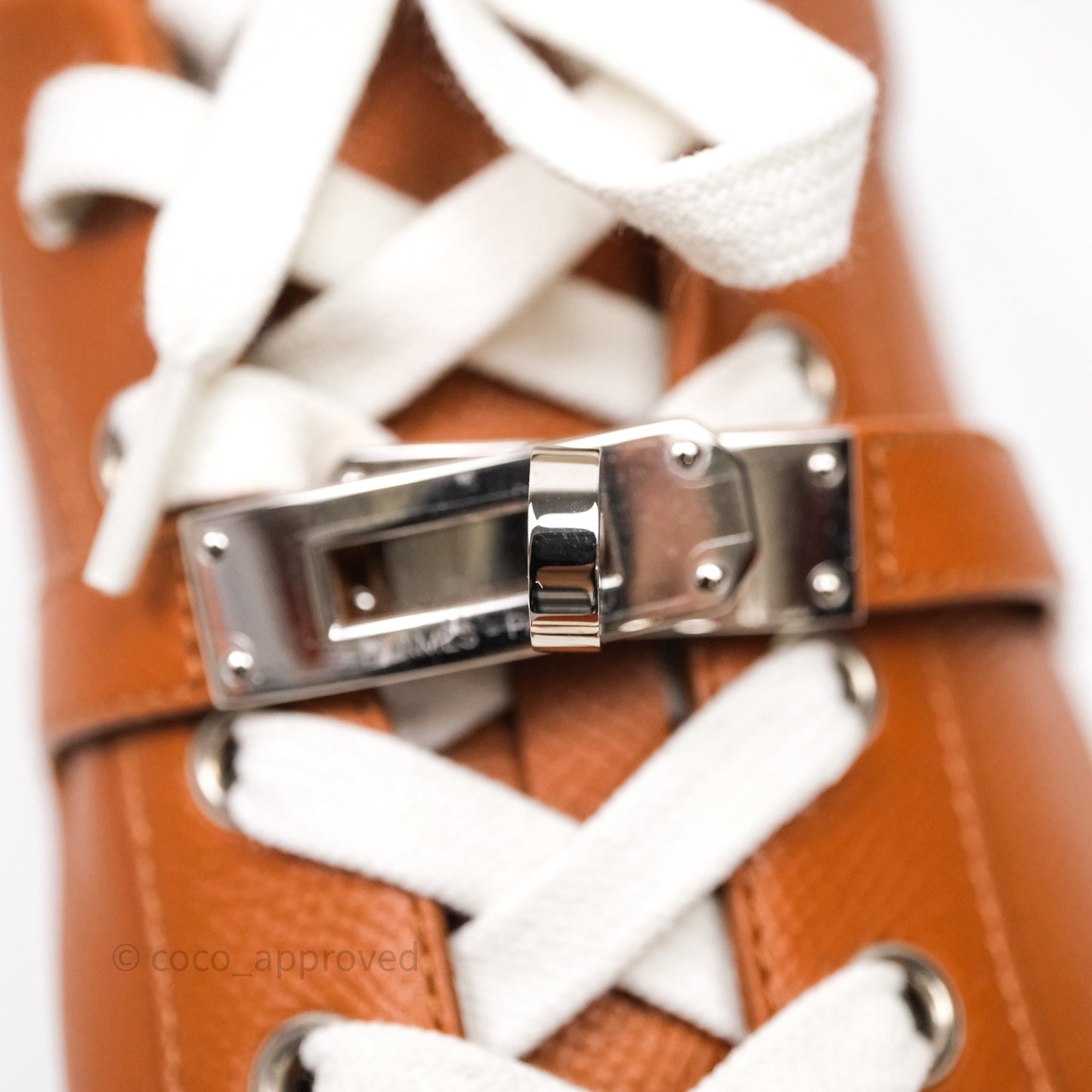 Hermès Day Sneakers Naturel Epsom Size 39